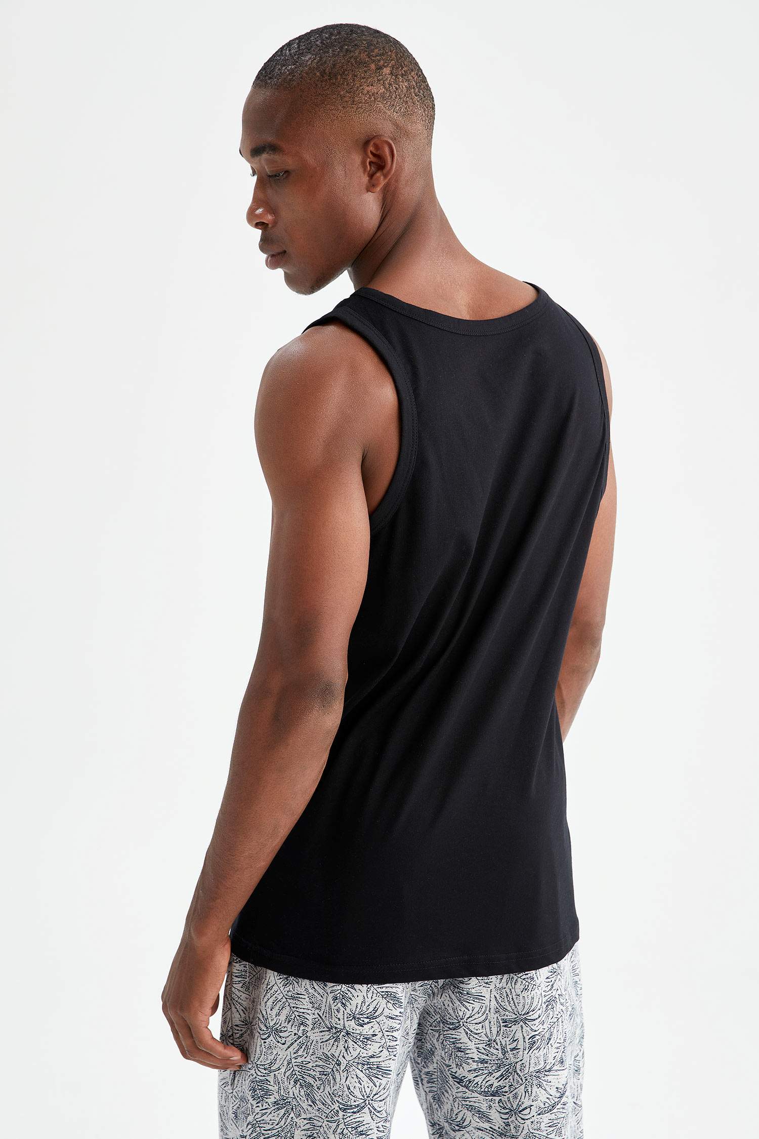 Slim Fit U Yaka 3'lü Atlet