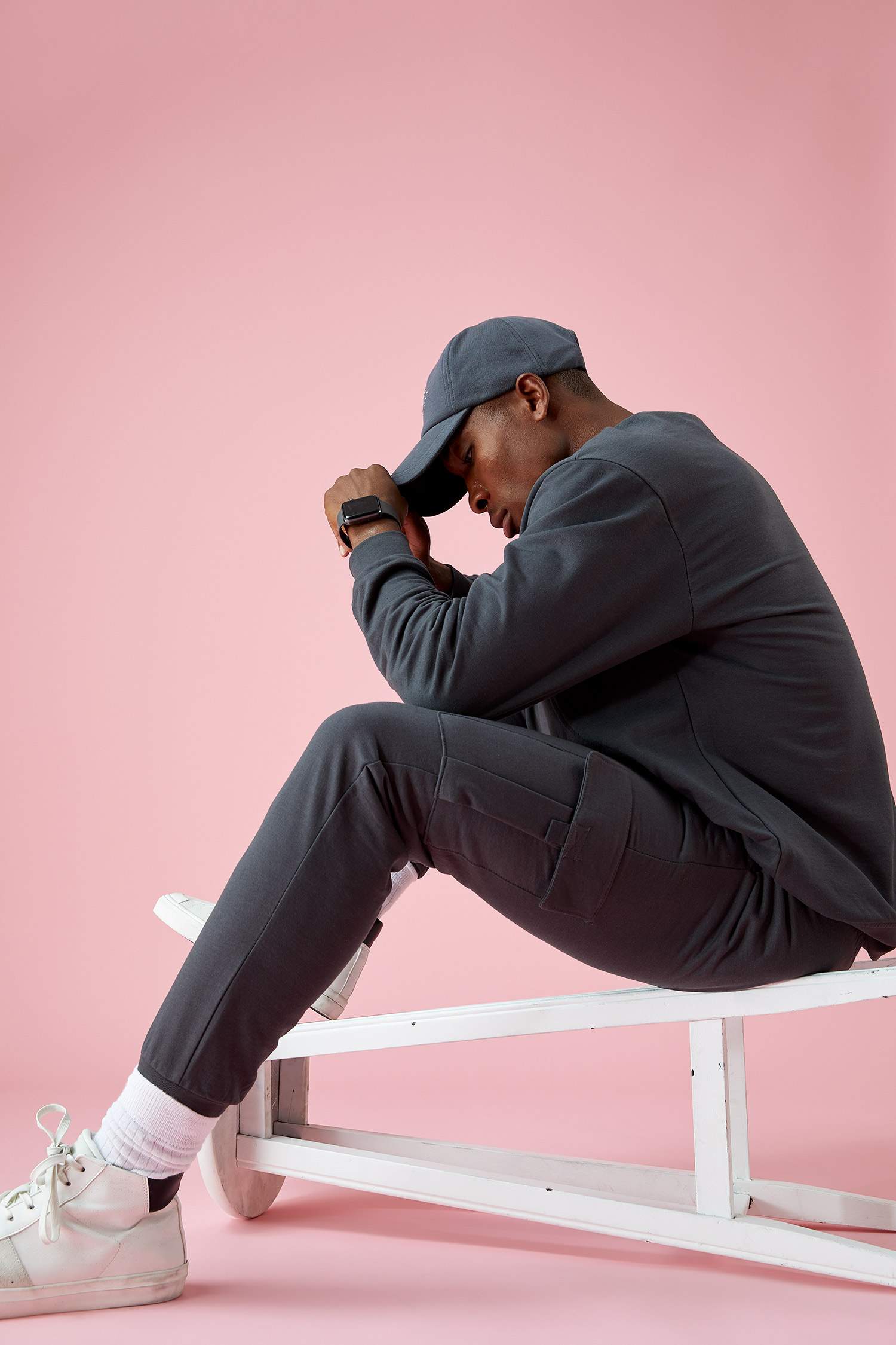 Oversize Fit Bisiklet Yaka Basic Sweatshirt