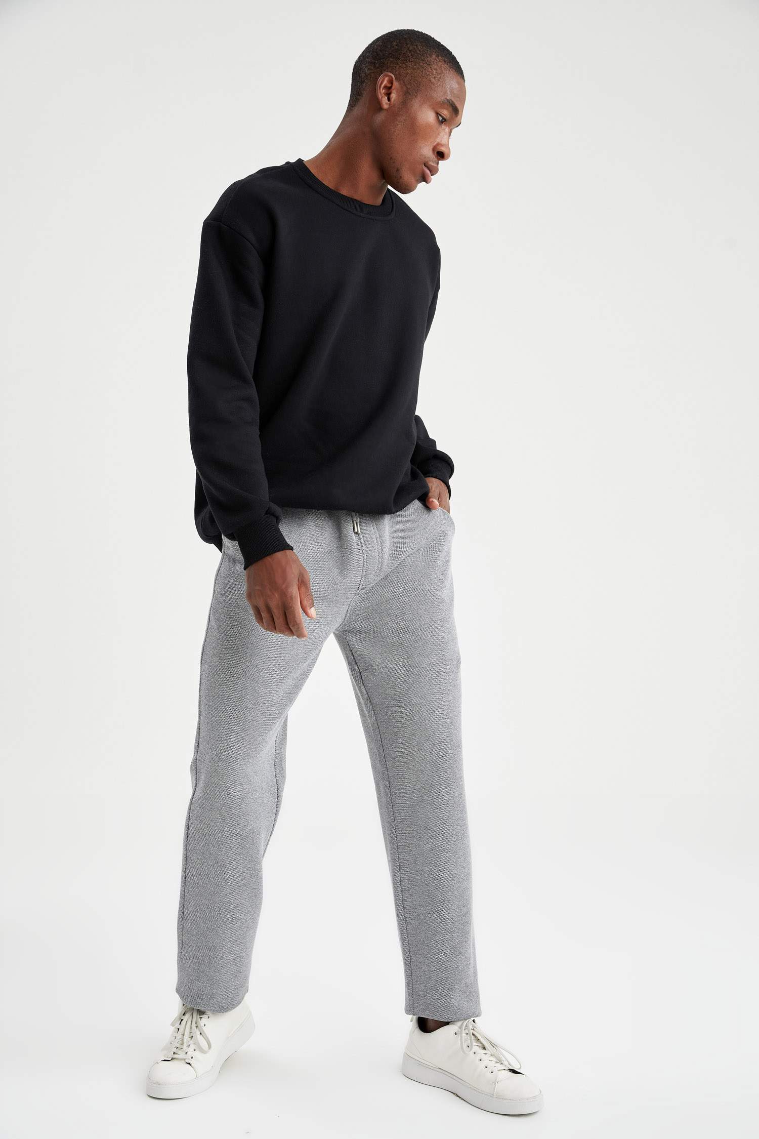 Long Fit Basic Eşofman Altı