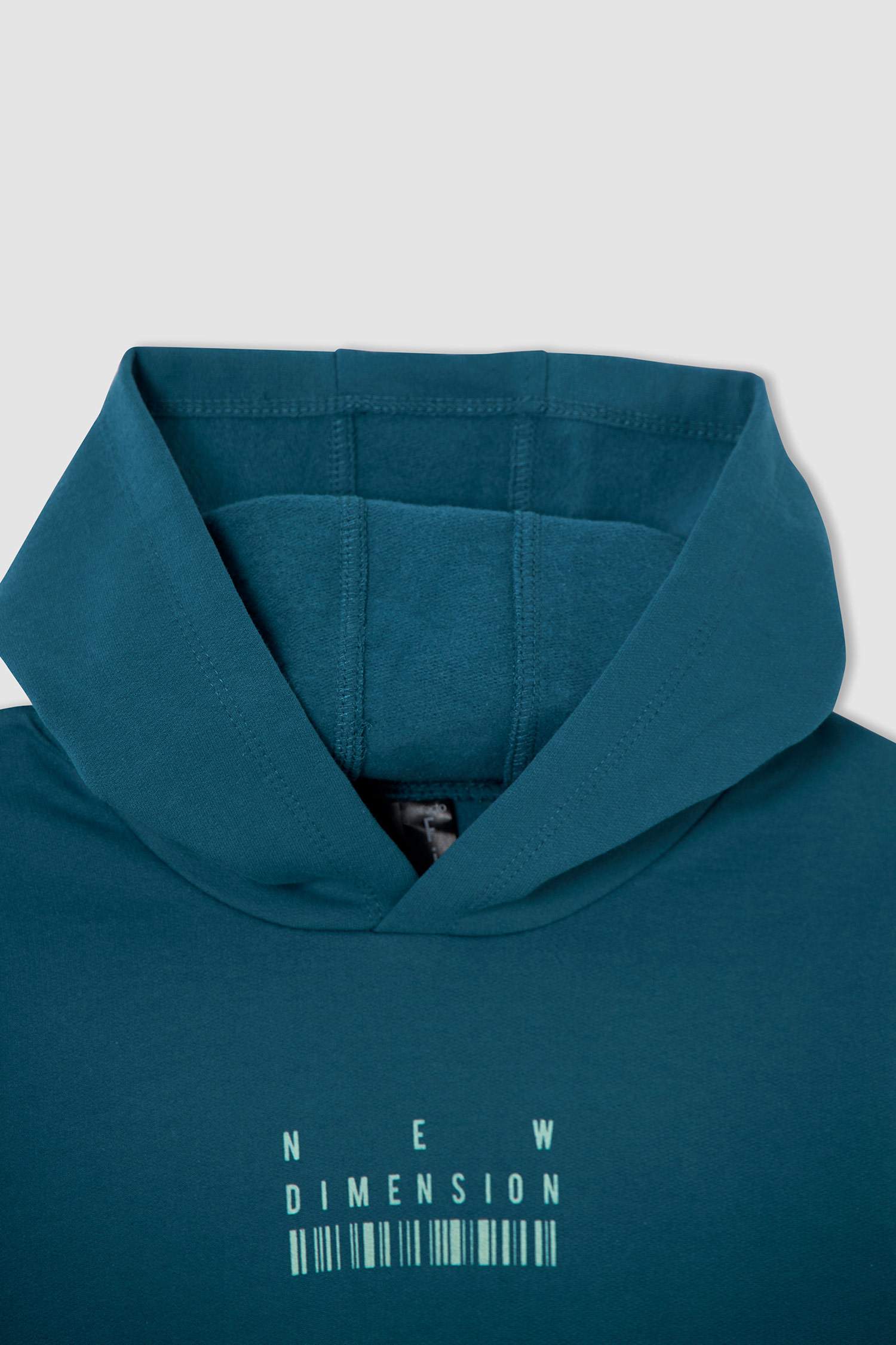 Erkek Çocuk Regular Fit Baskılı Kapüşonlu Sweatshirt