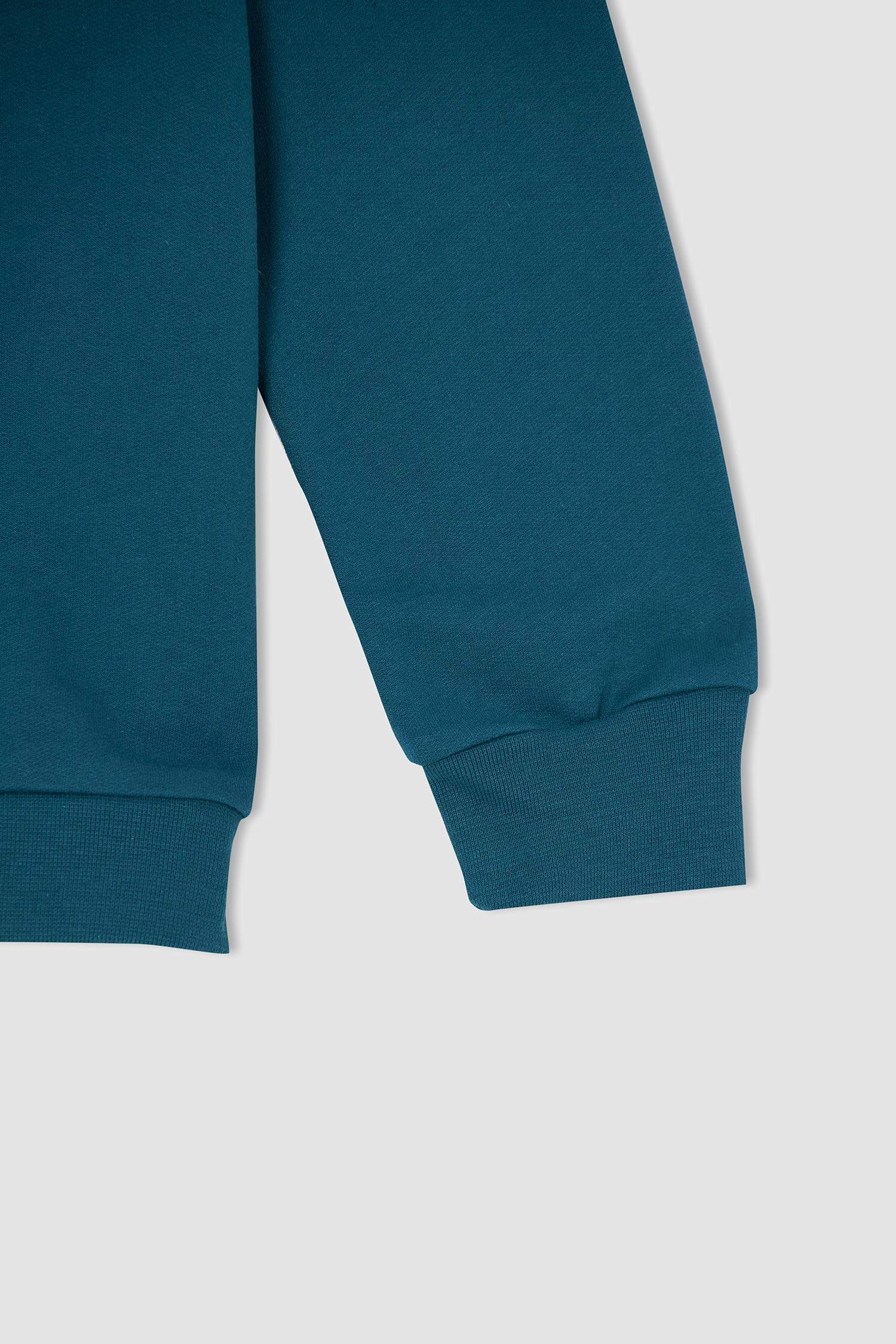 Erkek Çocuk Regular Fit Baskılı Kapüşonlu Sweatshirt
