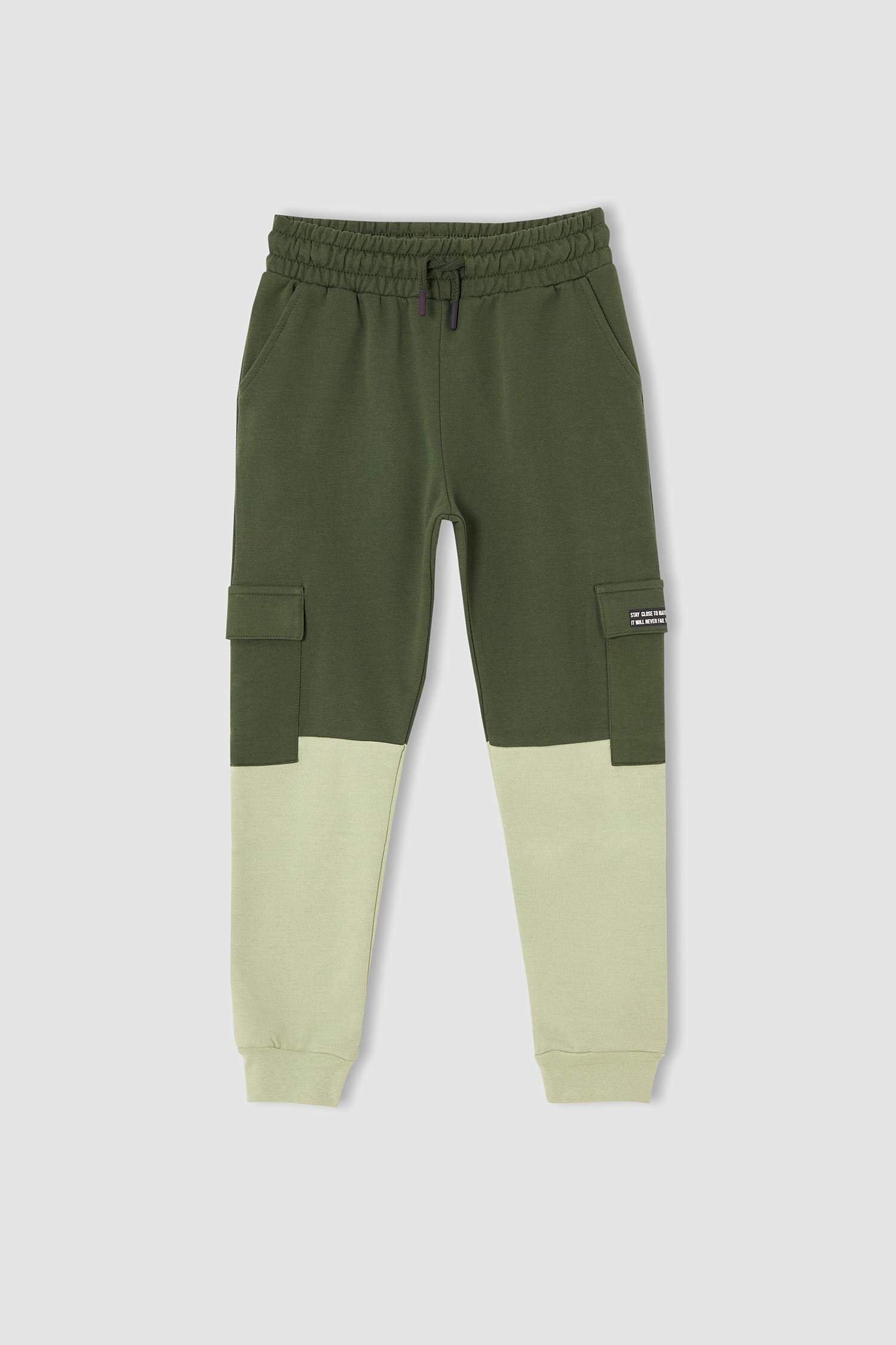 Erkek Çocuk Slim Fit Kargo Cepli Jogger Eşofman Altı