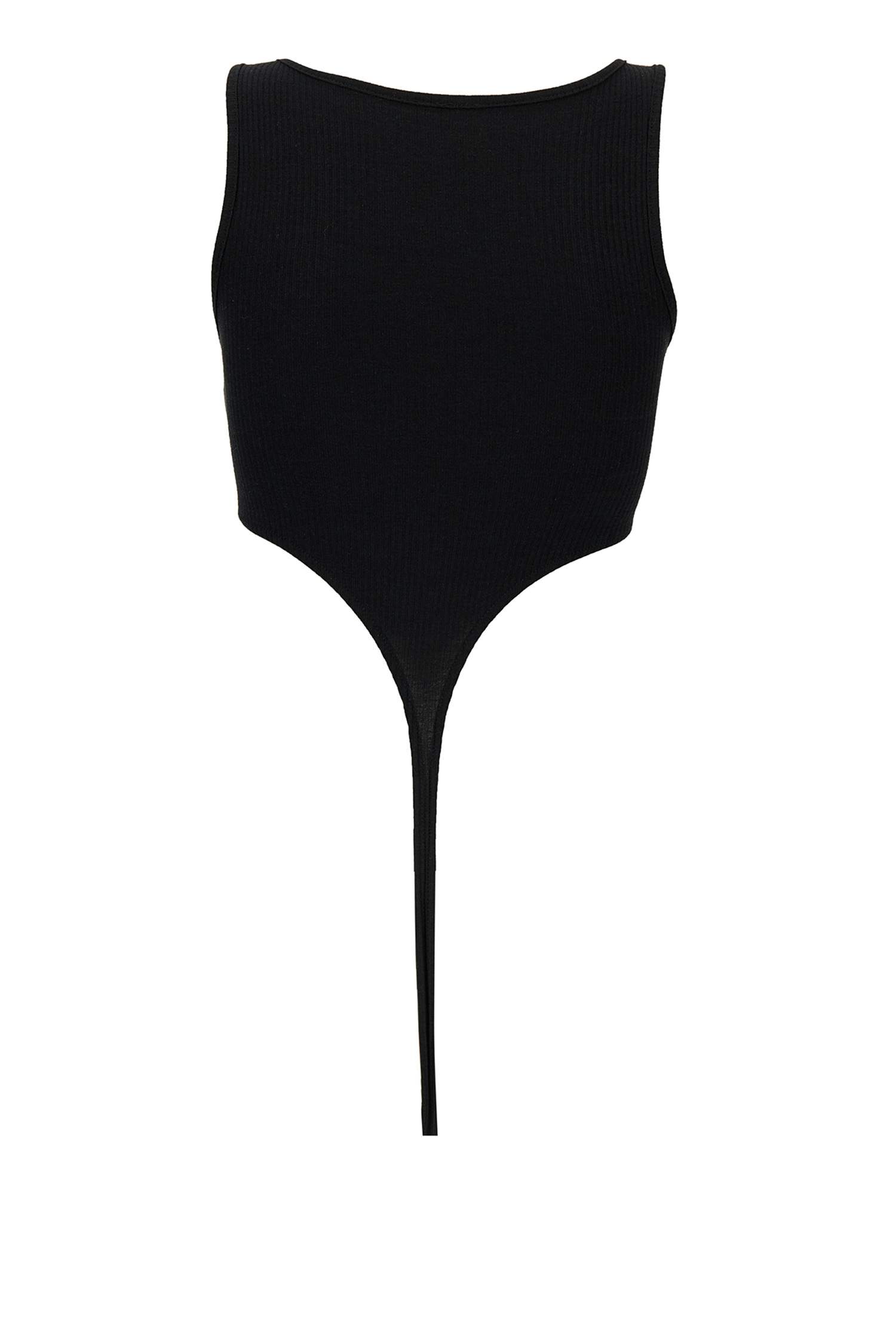 Halter Yaka Bel Dekolteli Slim Fit Bodysuit