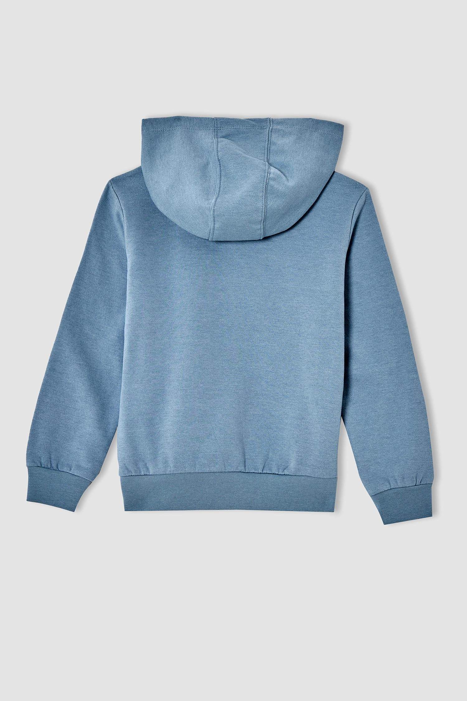 Erkek Çocuk Regular Fit Baskılı Kapüşonlu Sweatshirt