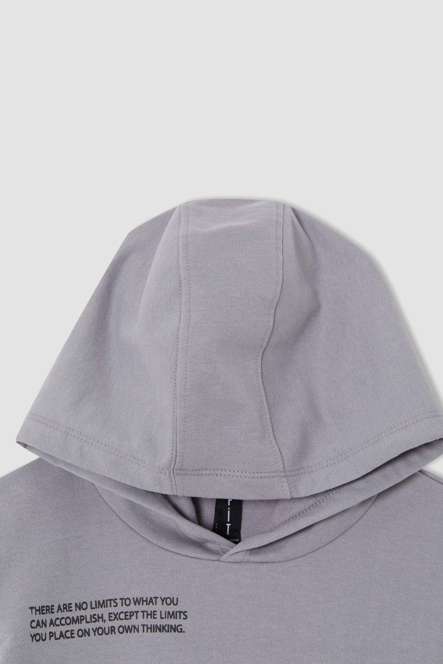 Erkek Çocuk Regular Fit Baskılı Kapüşonlu Sweatshirt
