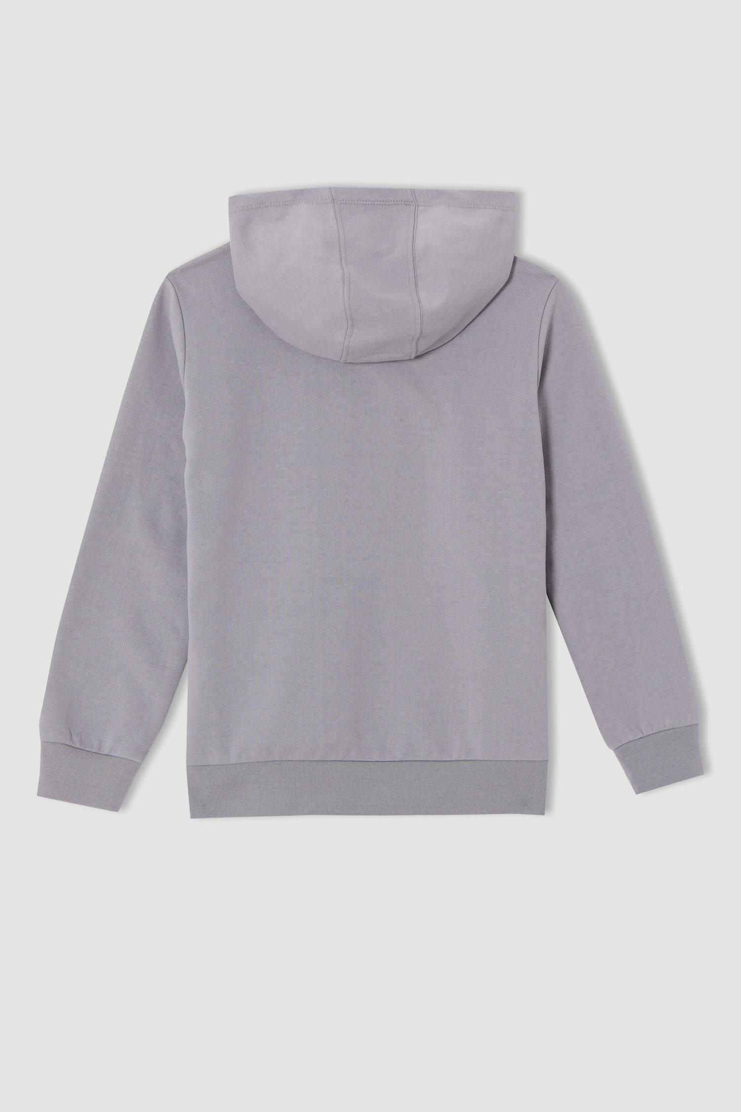 Erkek Çocuk Regular Fit Baskılı Kapüşonlu Sweatshirt