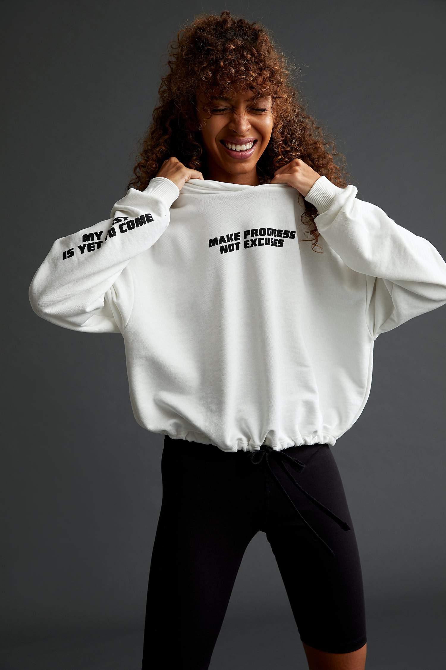 Baskılı Regular Fit Kapüşonlu Sweatshirt