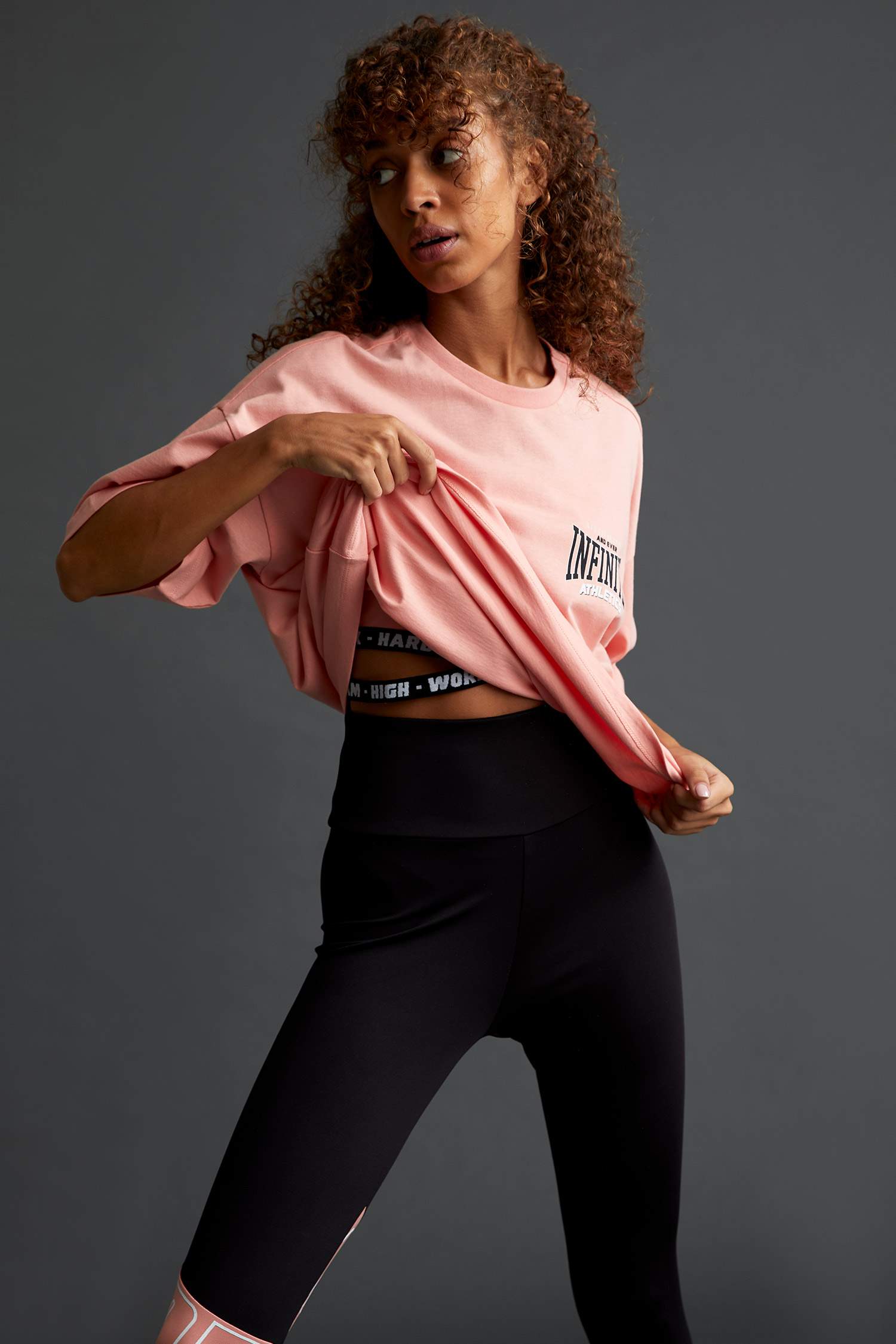 Oversize Fit Baskılı Kısa Kollu Tişört
