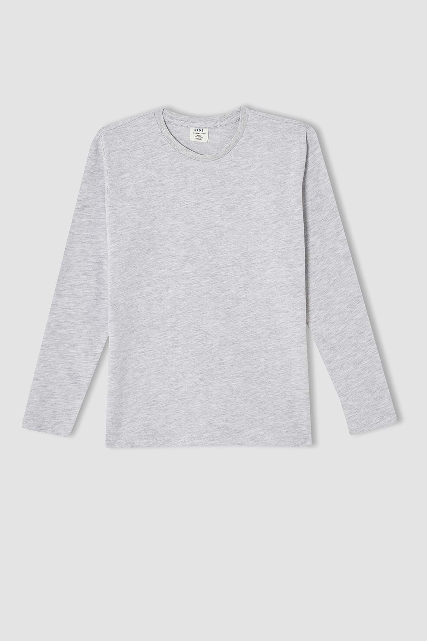 Erkek Çocuk Regular Fit Basic 3'lü Uzun Kollu Tişört