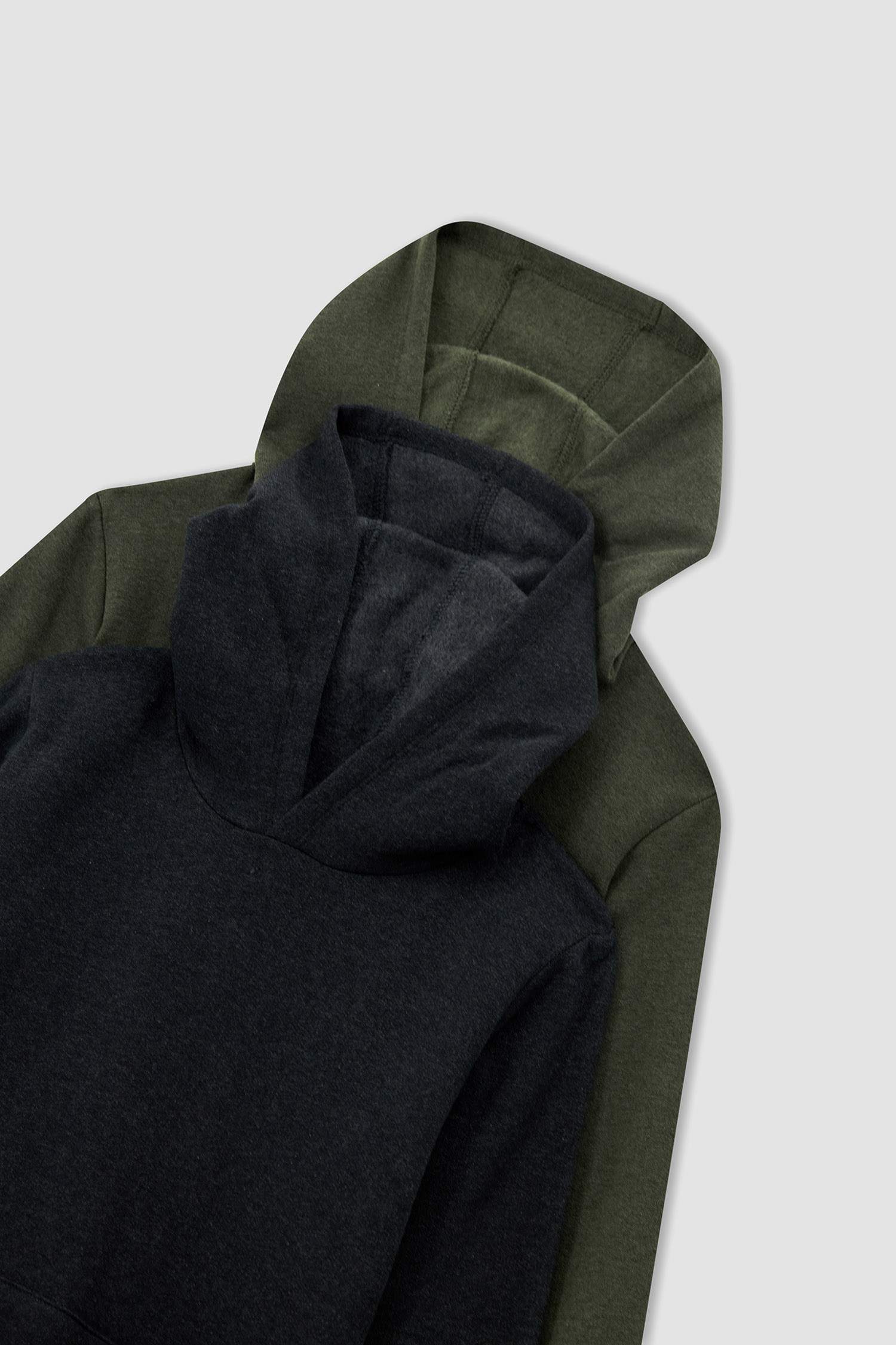 Erkek Çocuk Regular Fit Kapüşonlu İçi Yumuşak Tüylü 2'li Sweatshirt