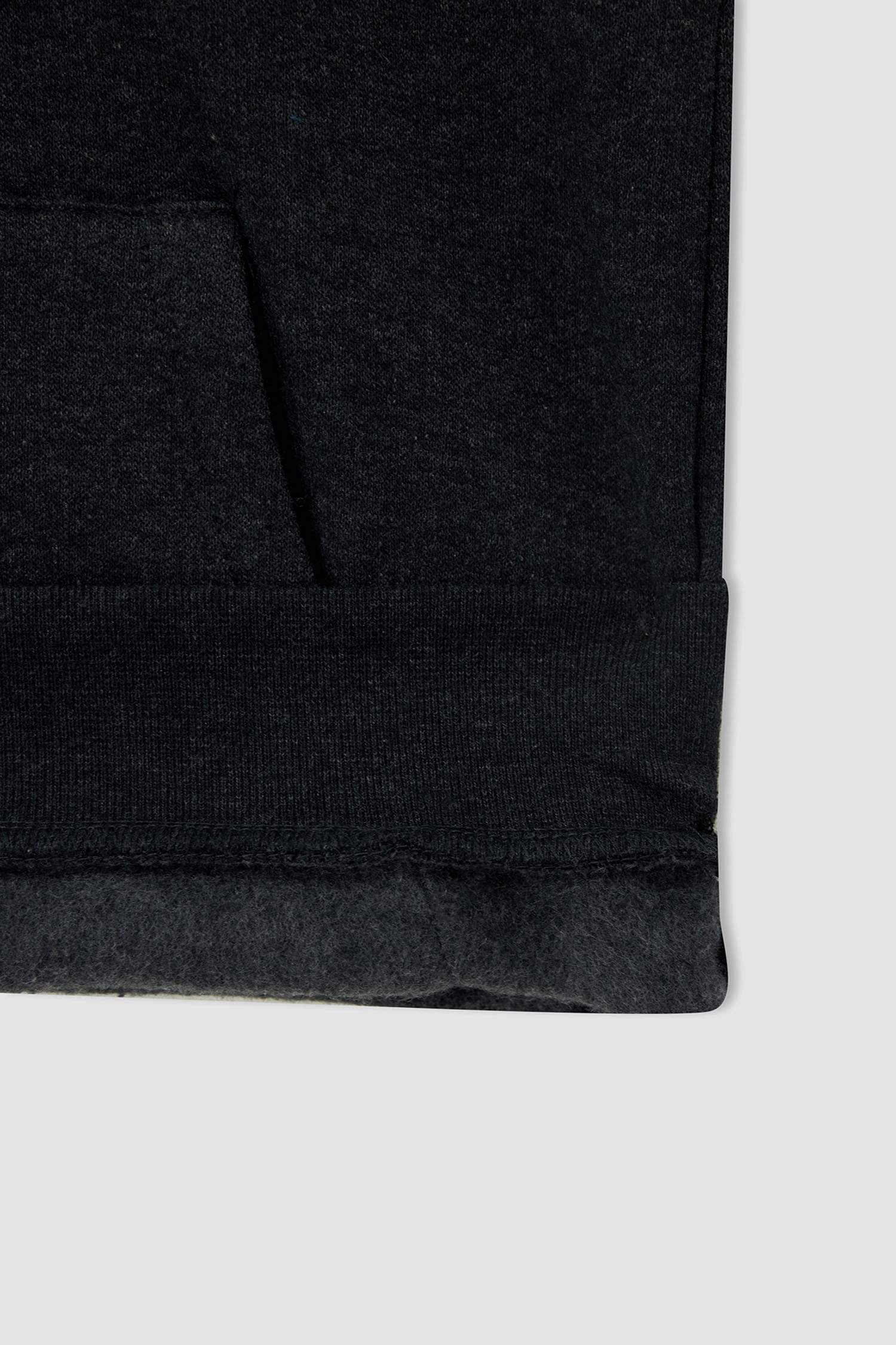 Erkek Çocuk Regular Fit Kapüşonlu İçi Yumuşak Tüylü 2'li Sweatshirt