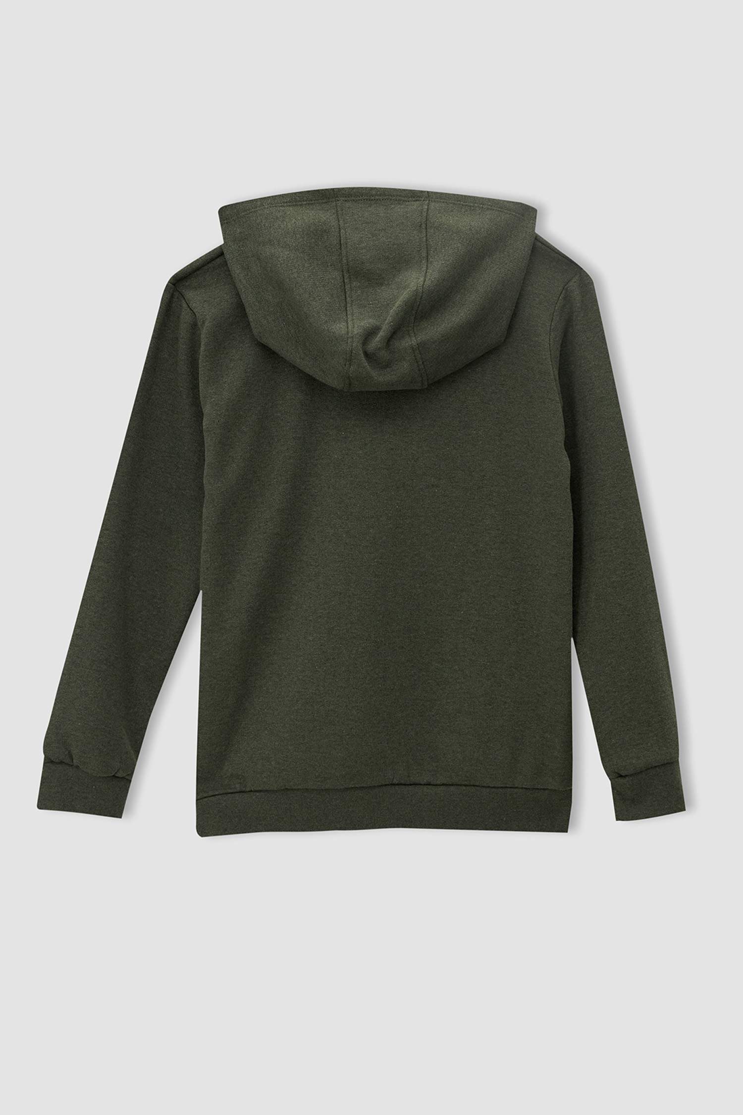 Erkek Çocuk Regular Fit Kapüşonlu İçi Yumuşak Tüylü 2'li Sweatshirt