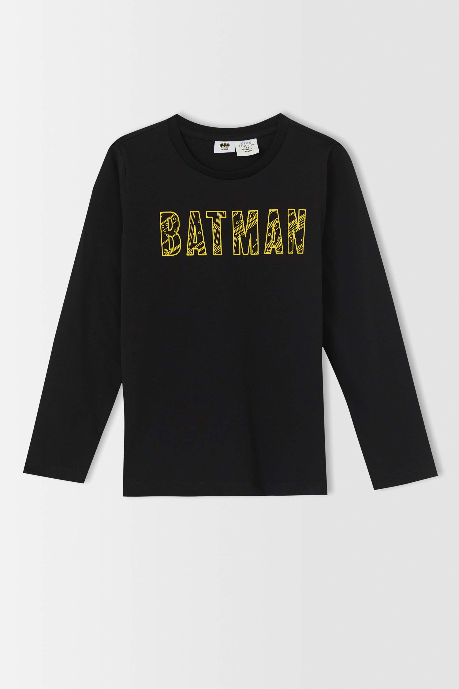 Erkek Çocuk Batman Lisanslı Uzun Kollu Pijama Takımı