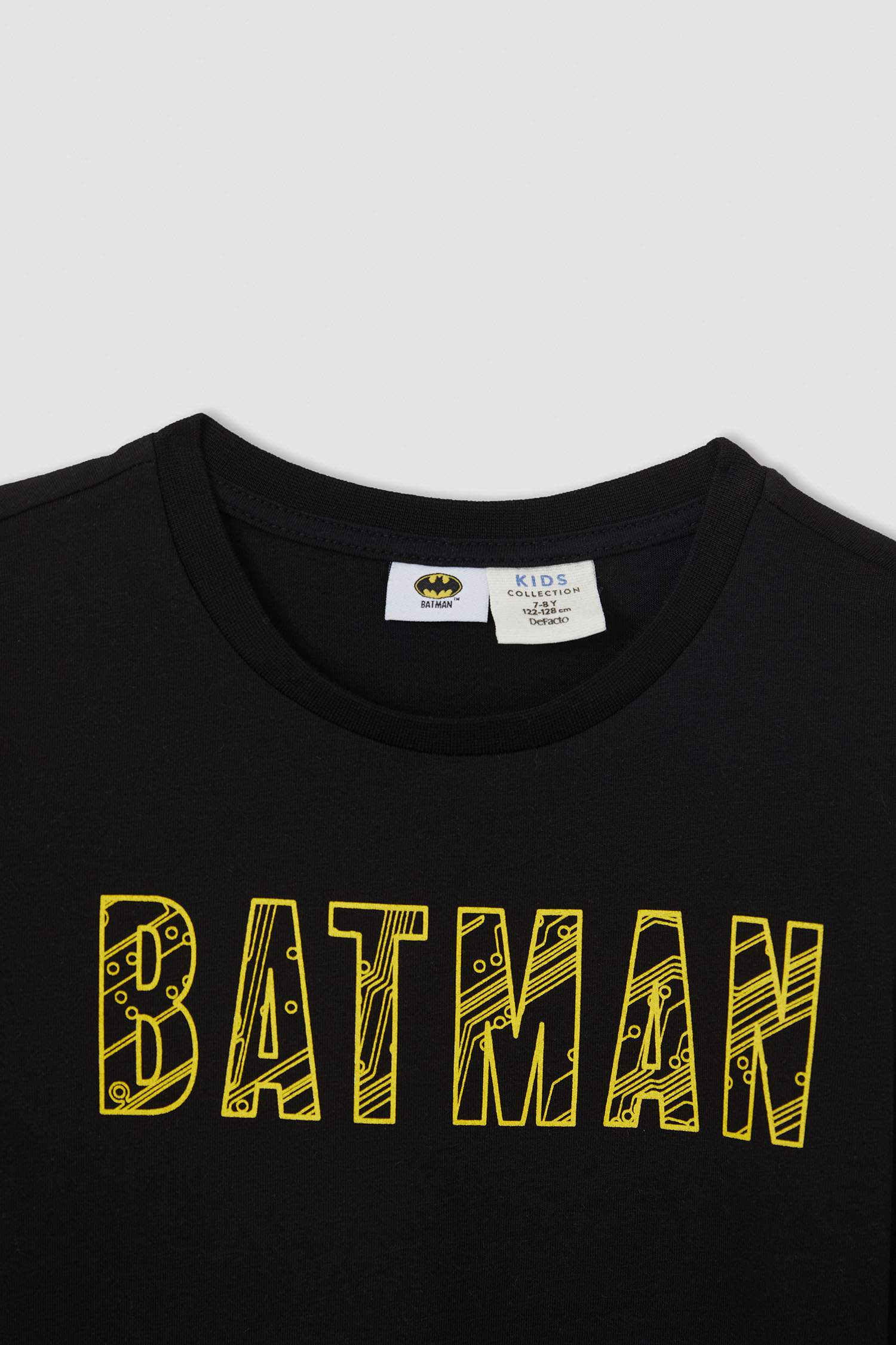 Erkek Çocuk Batman Lisanslı Uzun Kollu Pijama Takımı