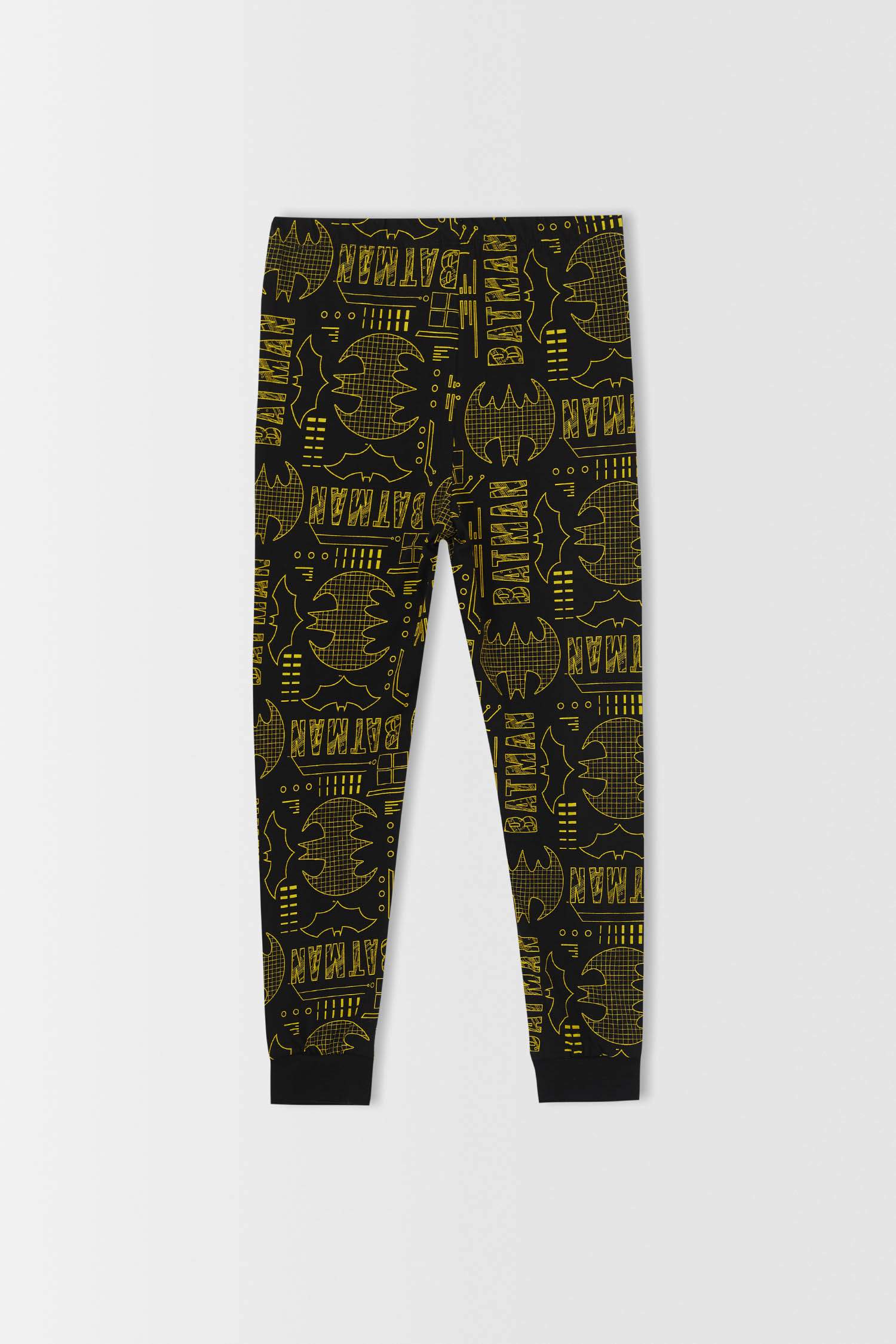 Erkek Çocuk Batman Lisanslı Uzun Kollu Pijama Takımı