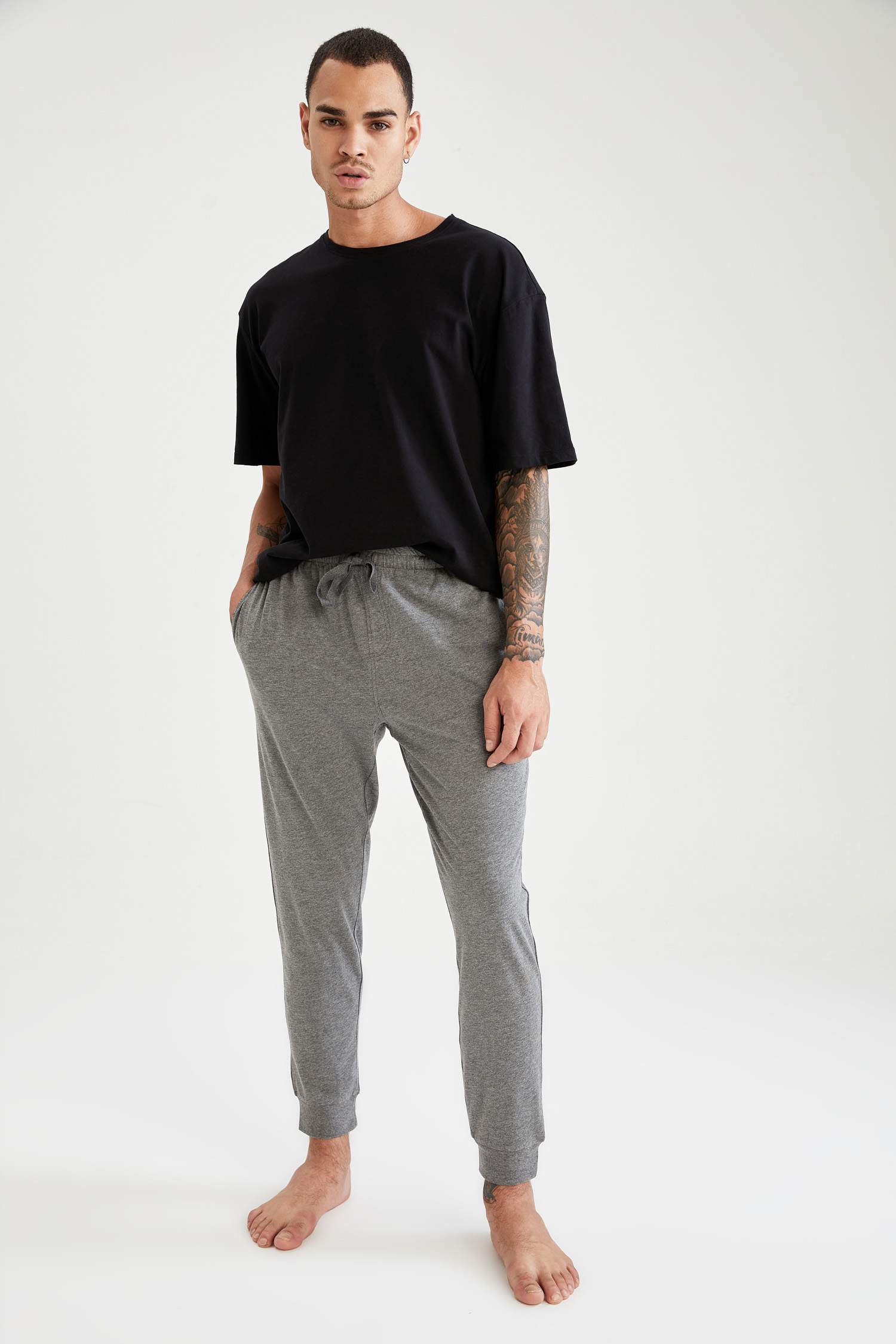 Slim Fit Jogger Pijama Altı