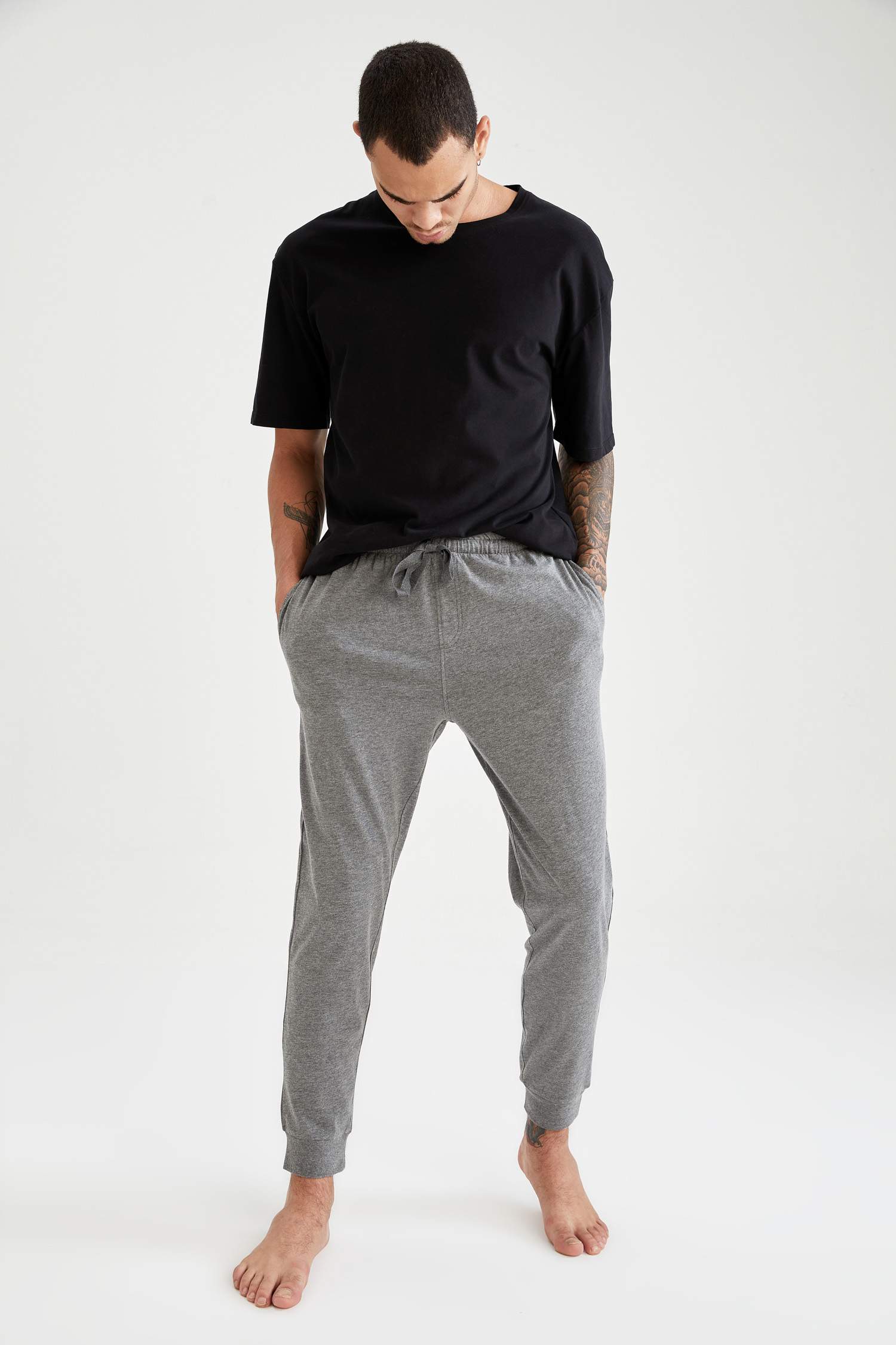 Slim Fit Jogger Pijama Altı