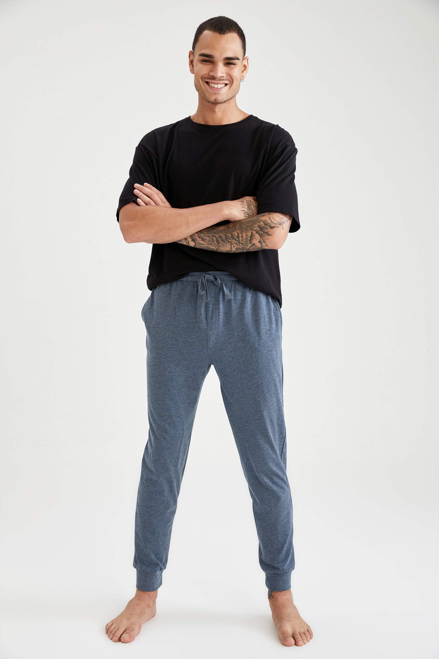 Slim Fit Jogger Pijama Altı