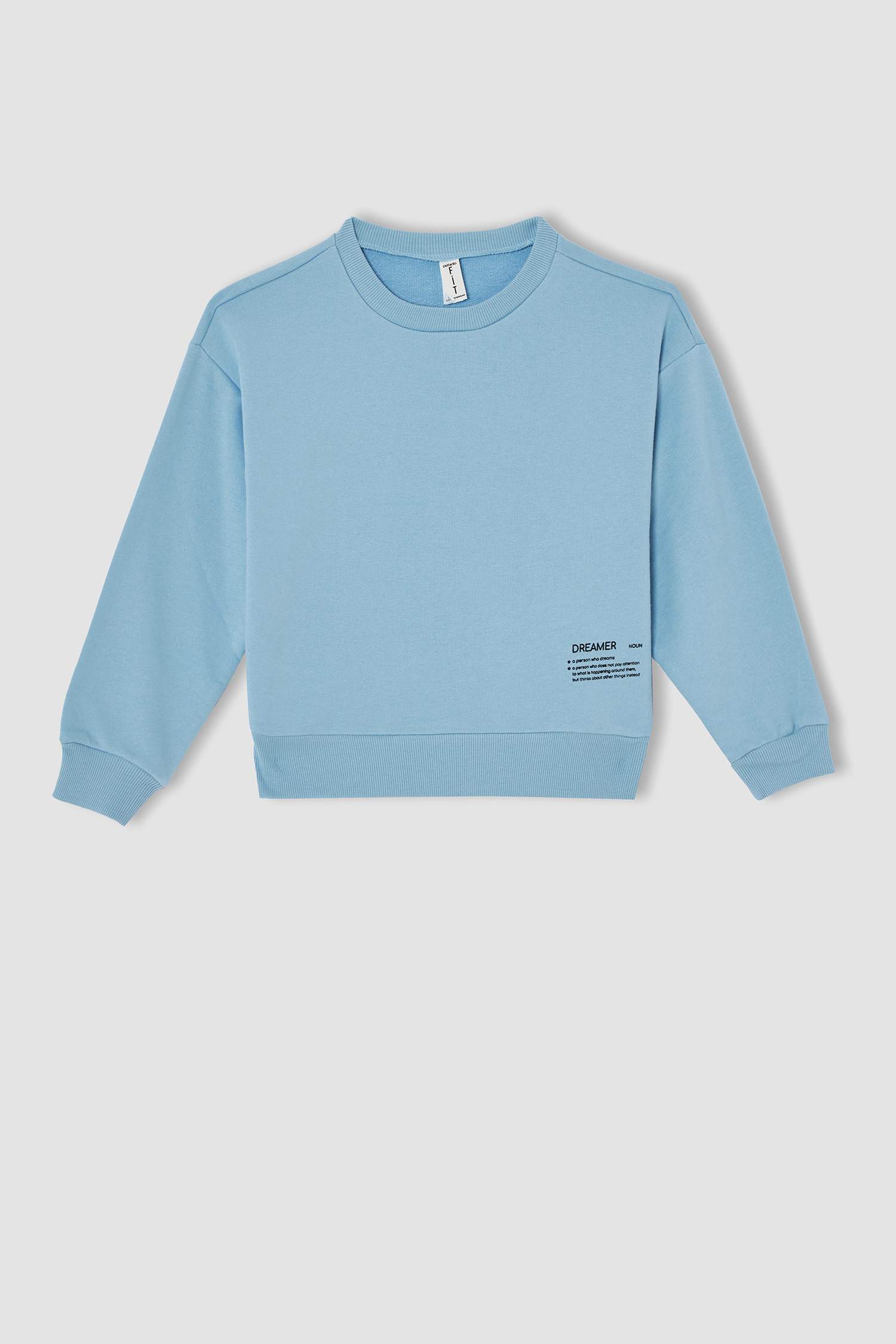Kız Çocuk Crop Sweatshirt ve Jogger Eşofman Takımı