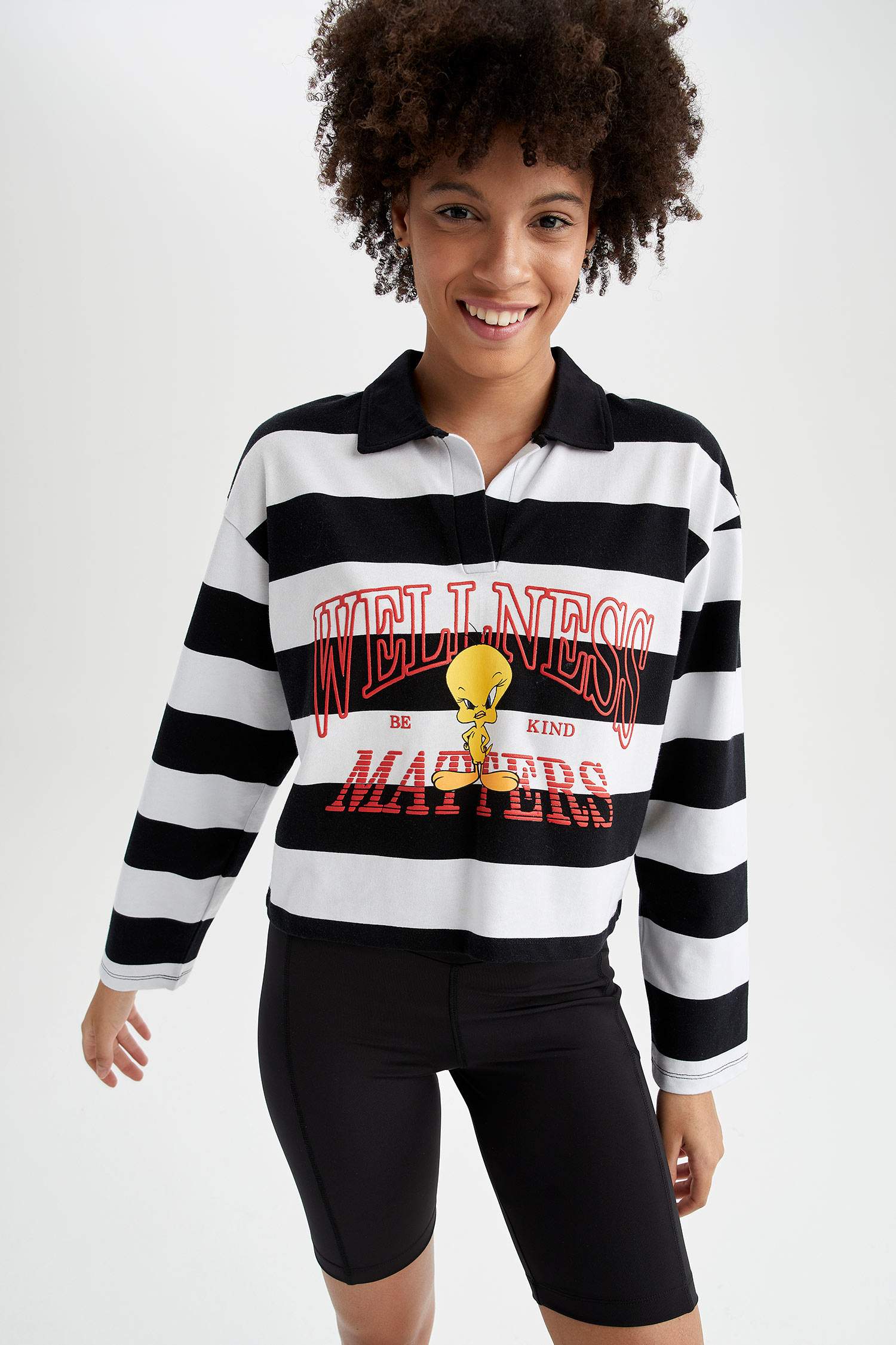 Coool Looney Tunes Lisanslı Oversize Fit Uzun Kollu Tişört