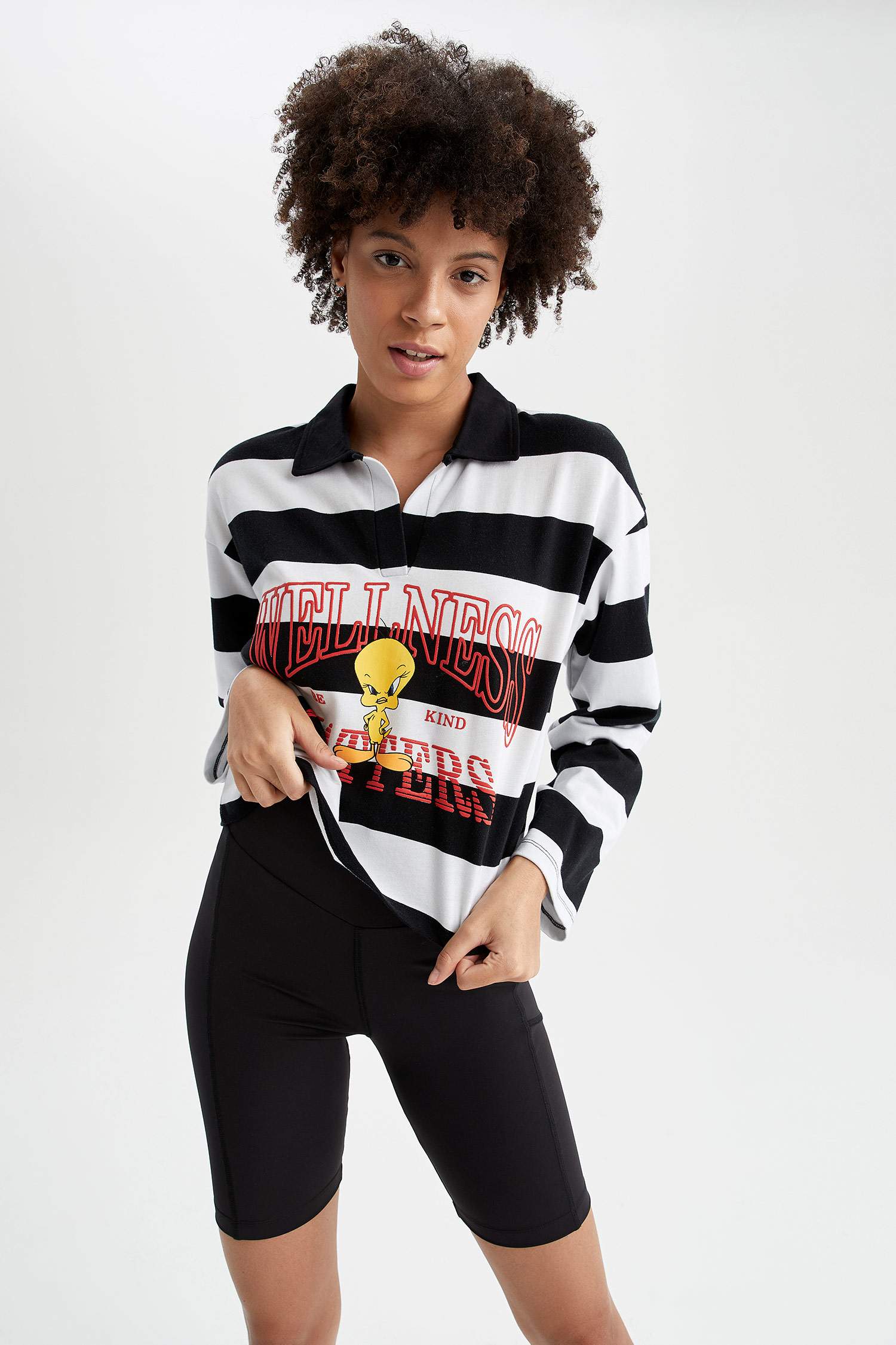 Coool Looney Tunes Lisanslı Oversize Fit Uzun Kollu Tişört