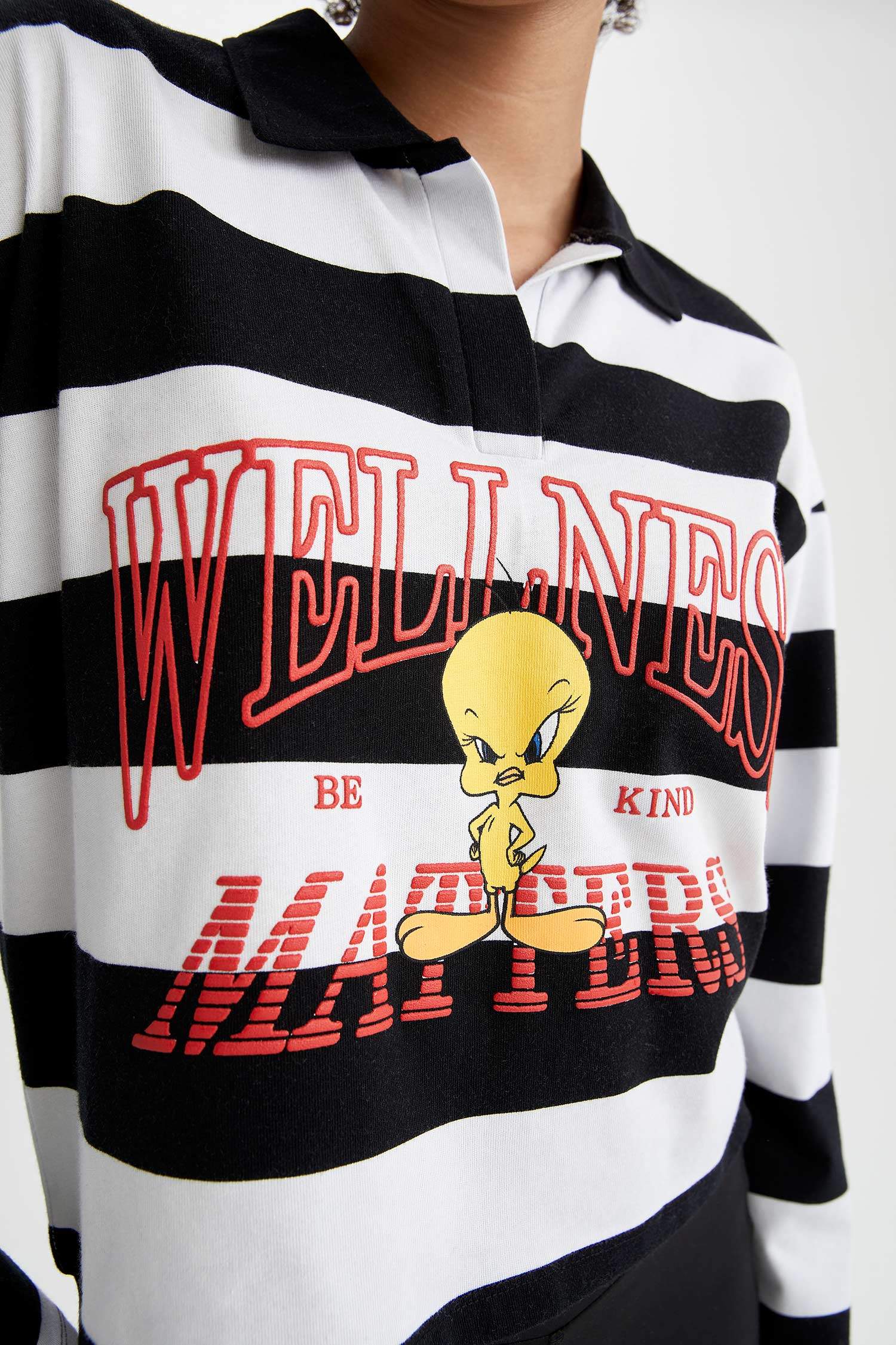 Coool Looney Tunes Lisanslı Oversize Fit Uzun Kollu Tişört