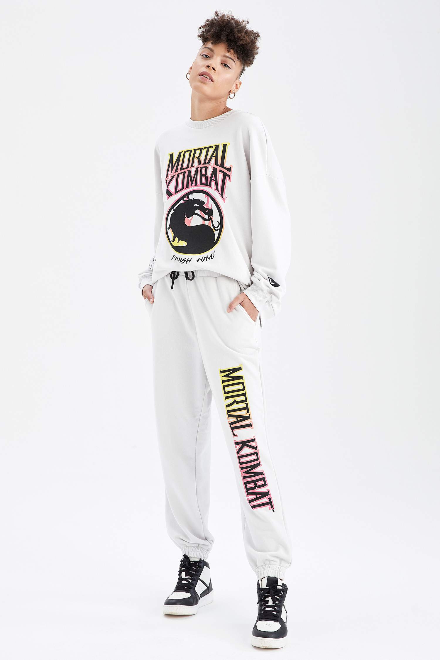 Coool Mortal Kombat Lisanslı Oversize Fit Sweatshirt