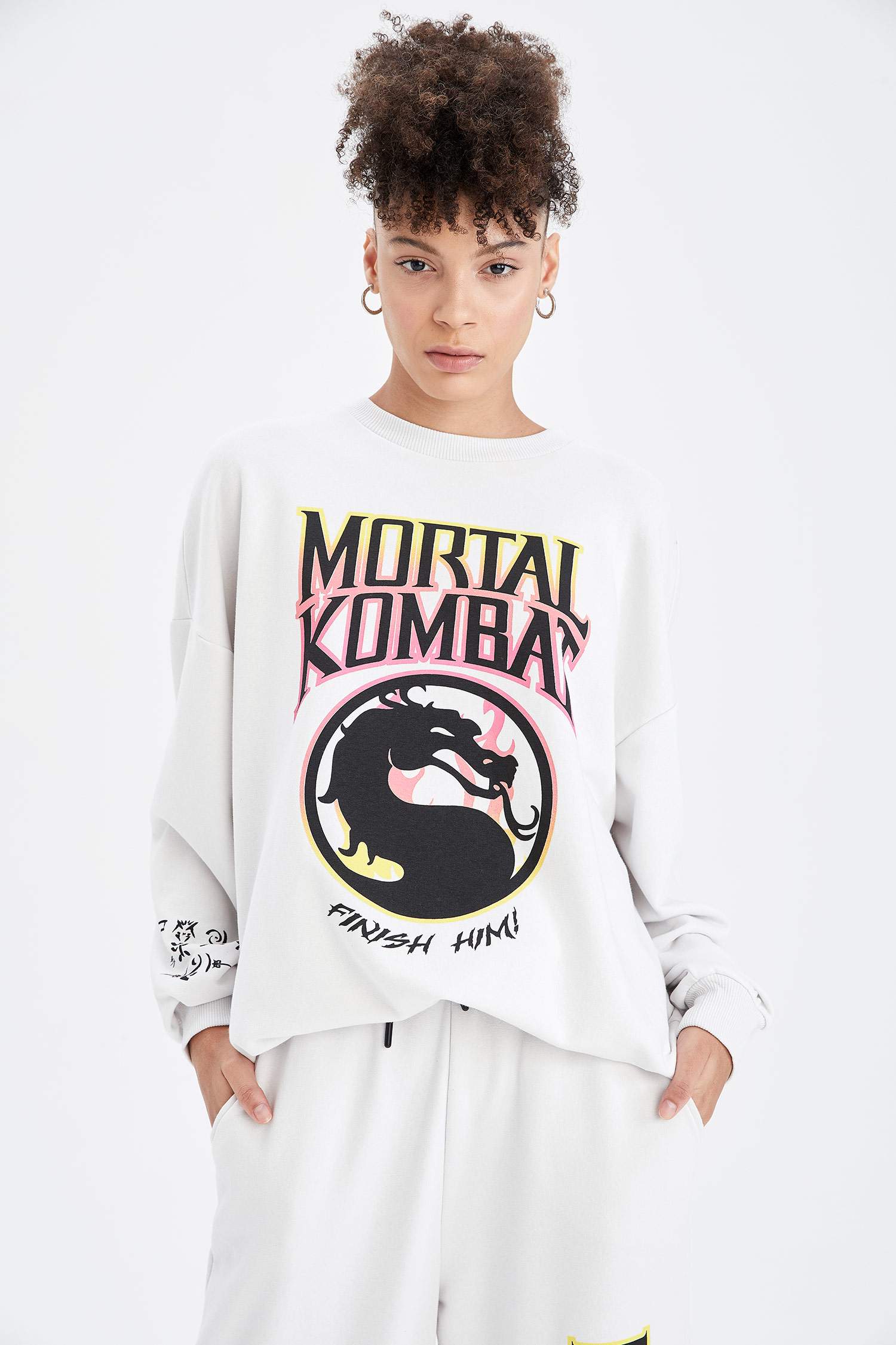 Coool Mortal Kombat Lisanslı Oversize Fit Sweatshirt