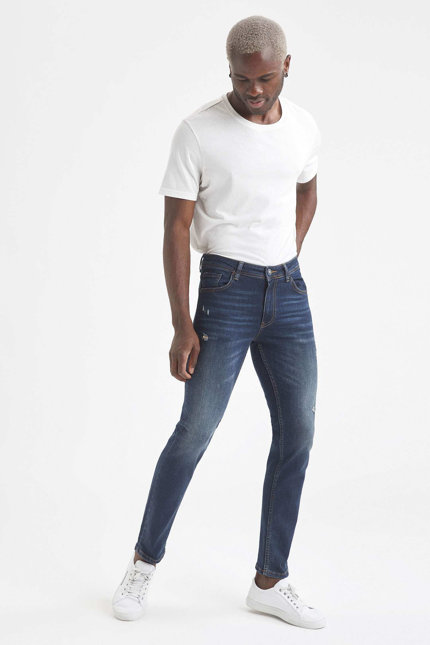 Pedro Slim Fit Normal Bel Dar Paça Jean Pantolon