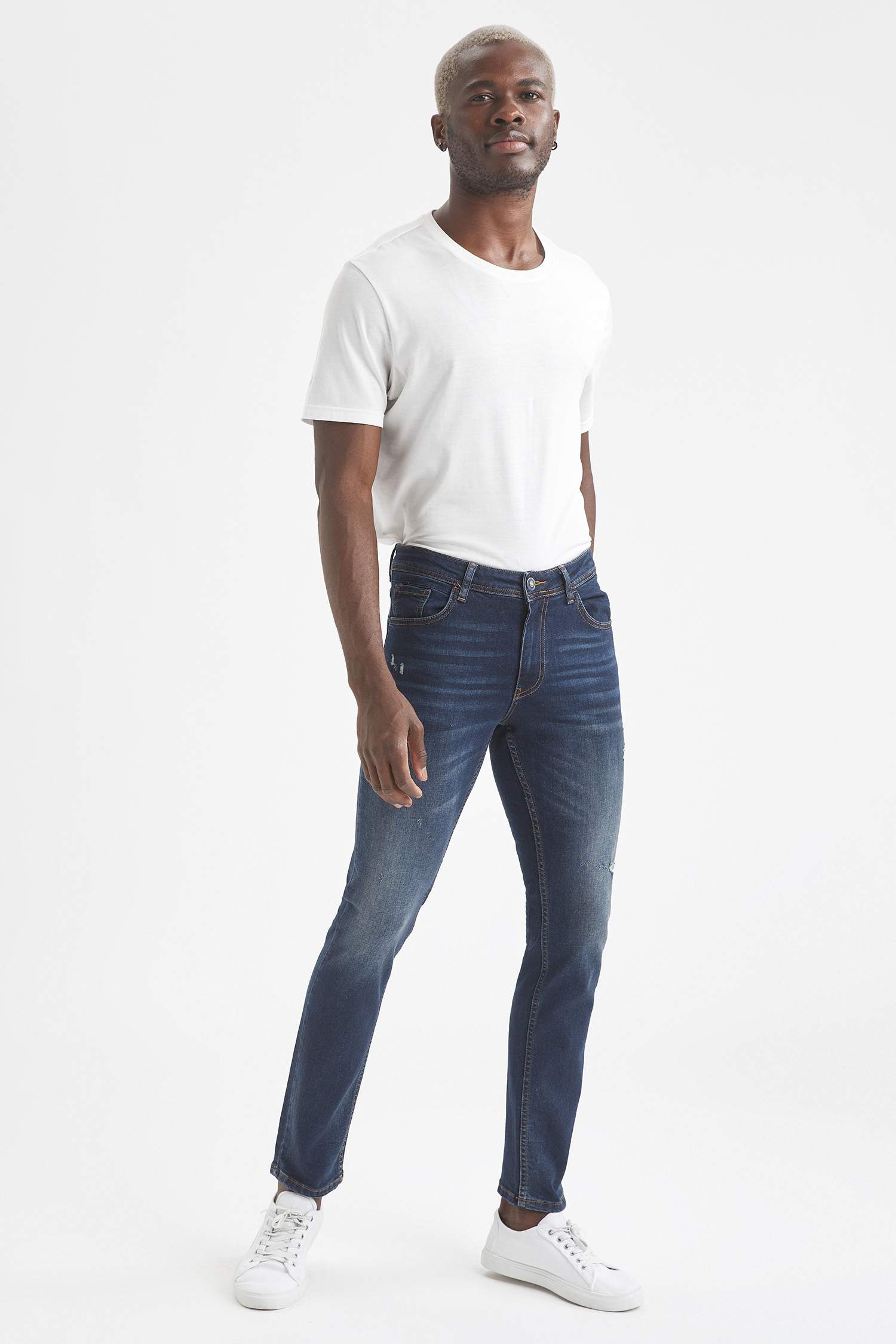 Pedro Slim Fit Normal Bel Dar Paça Jean Pantolon