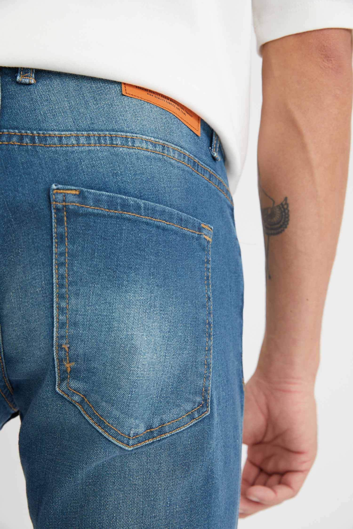 Pedro Slim Fit Normal Bel Dar Paça Jean Pantolon