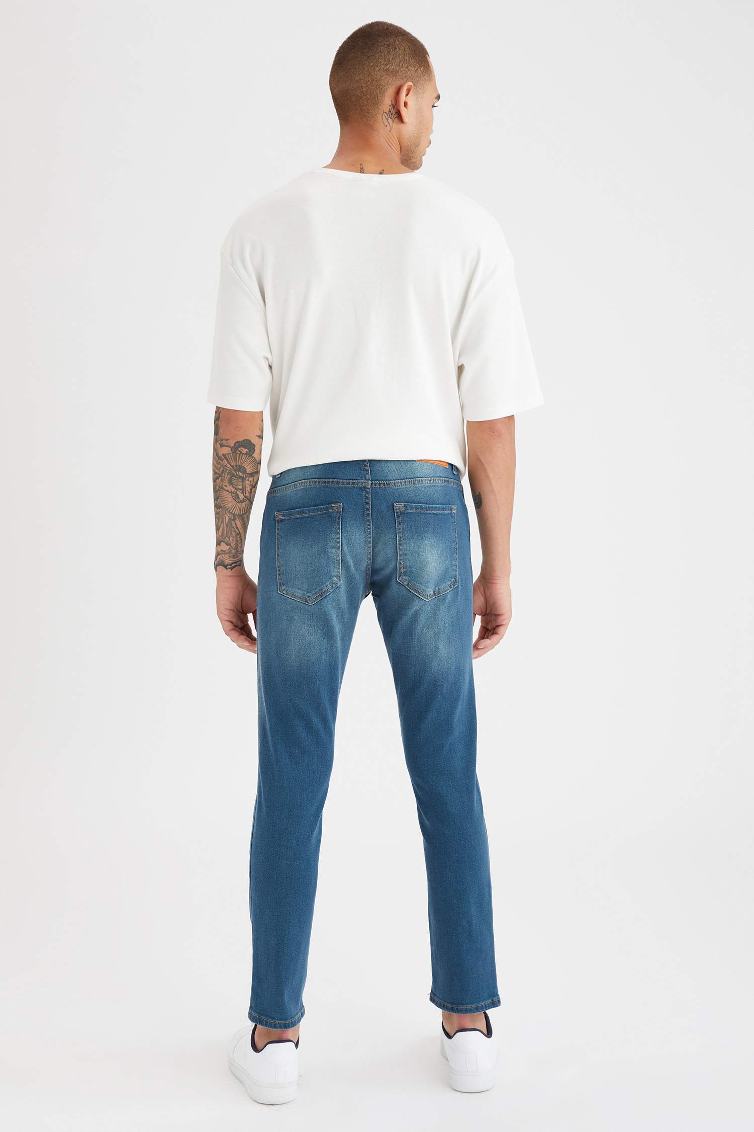 Pedro Slim Fit Normal Bel Dar Paça Jean Pantolon