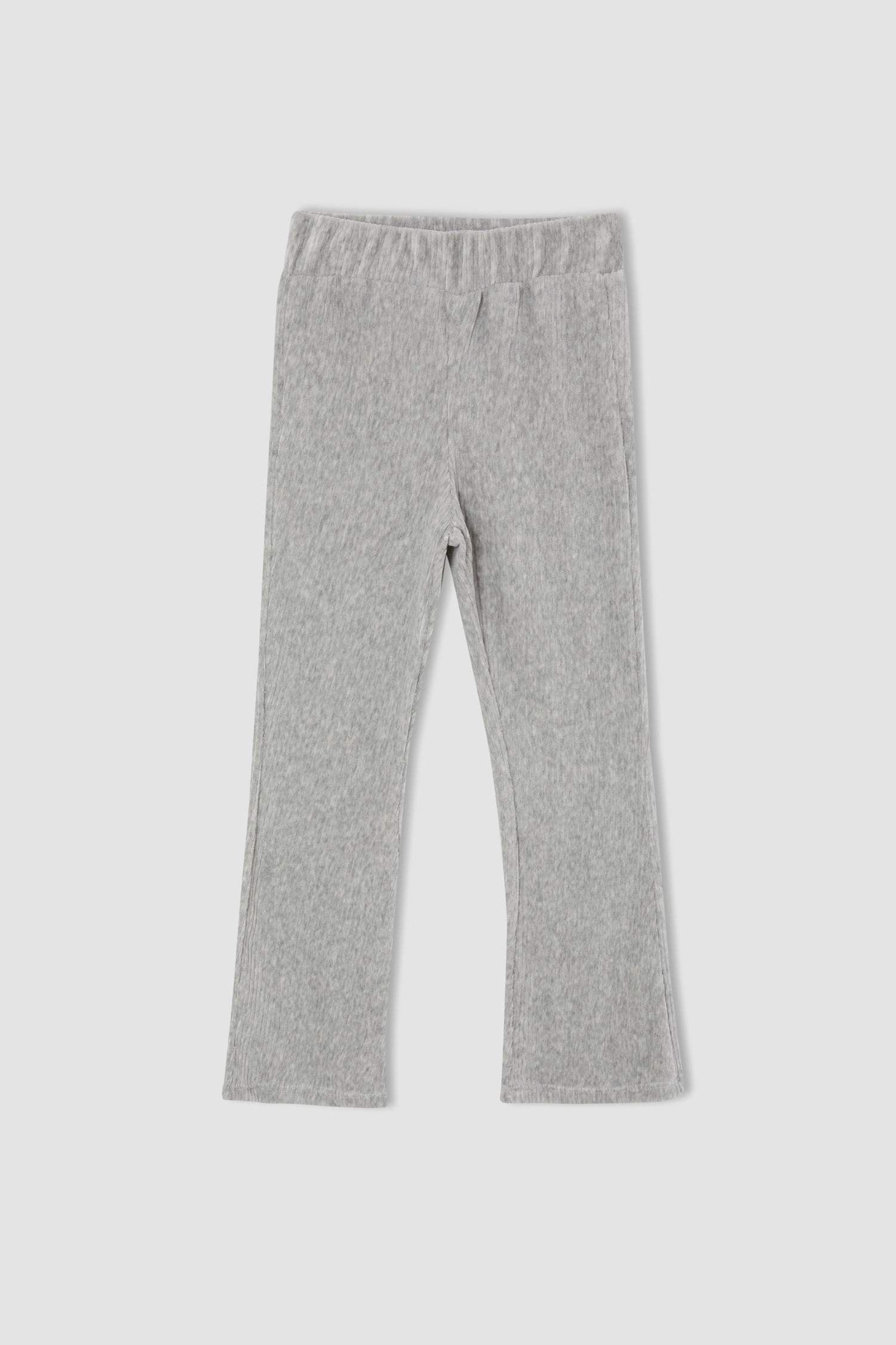 Kız Çocuk Uzun Kollu Triko Görünümlü Pijama Takımı