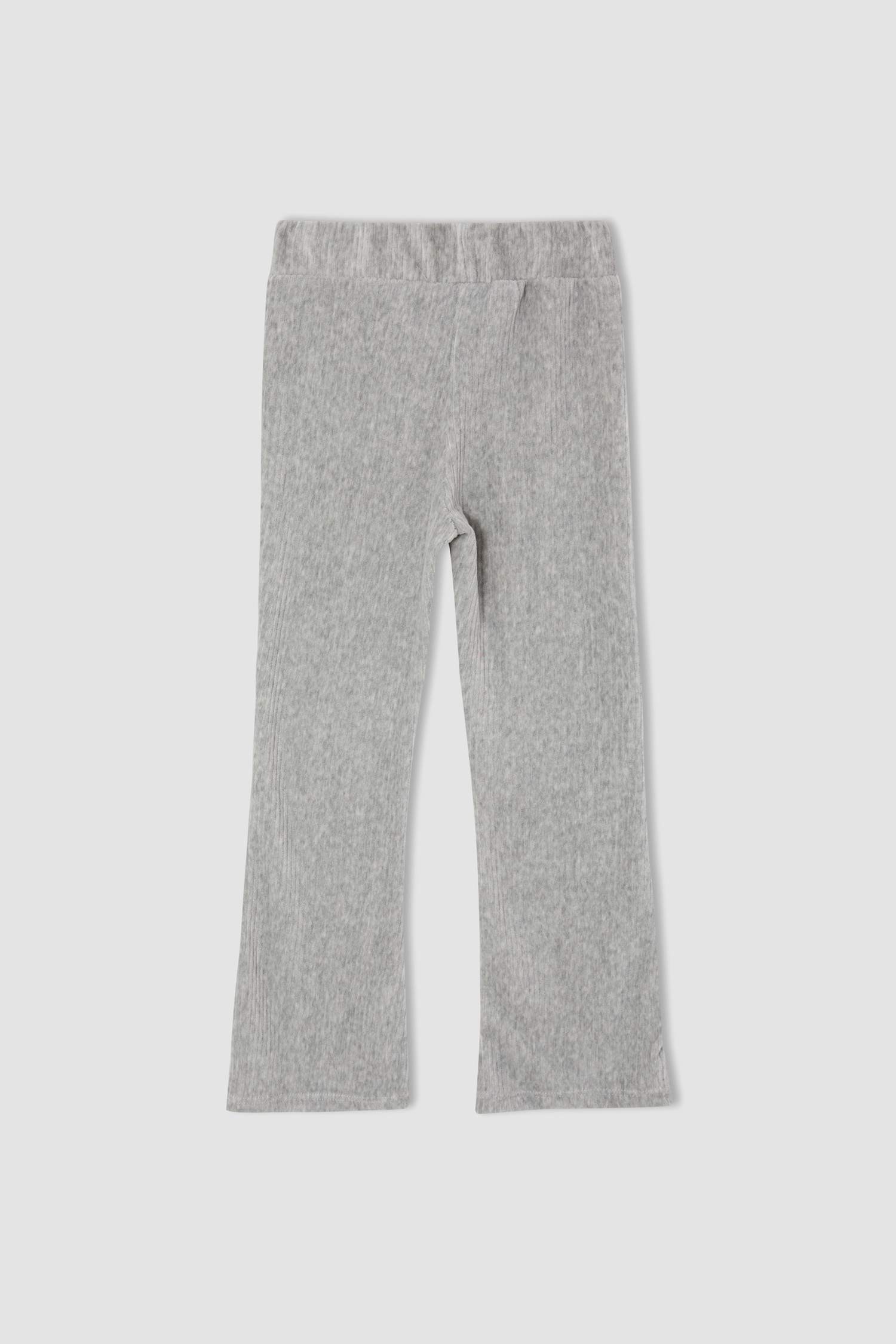 Kız Çocuk Uzun Kollu Triko Görünümlü Pijama Takımı