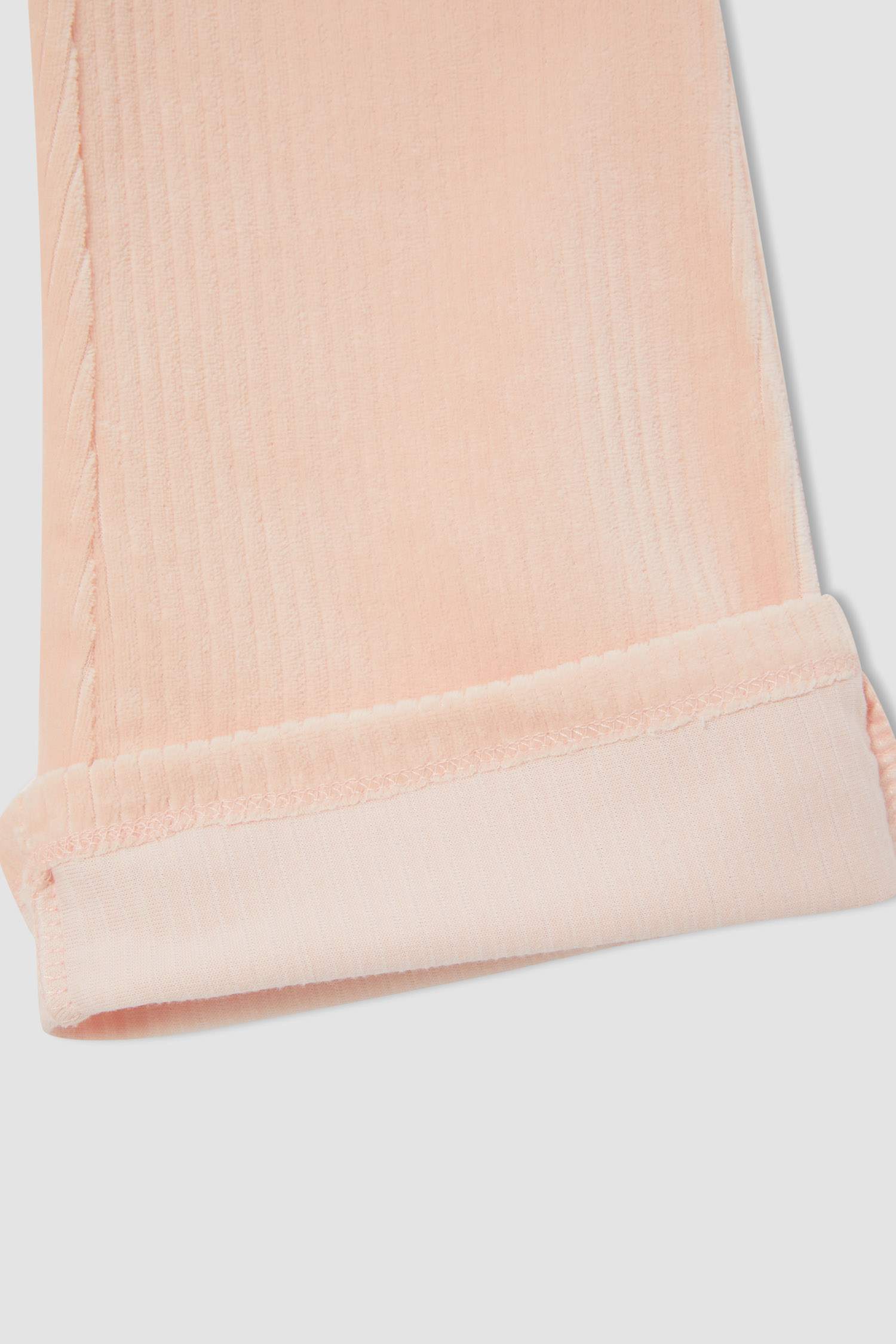 Kız Çocuk Uzun Kollu Triko Görünümlü Pijama Takımı