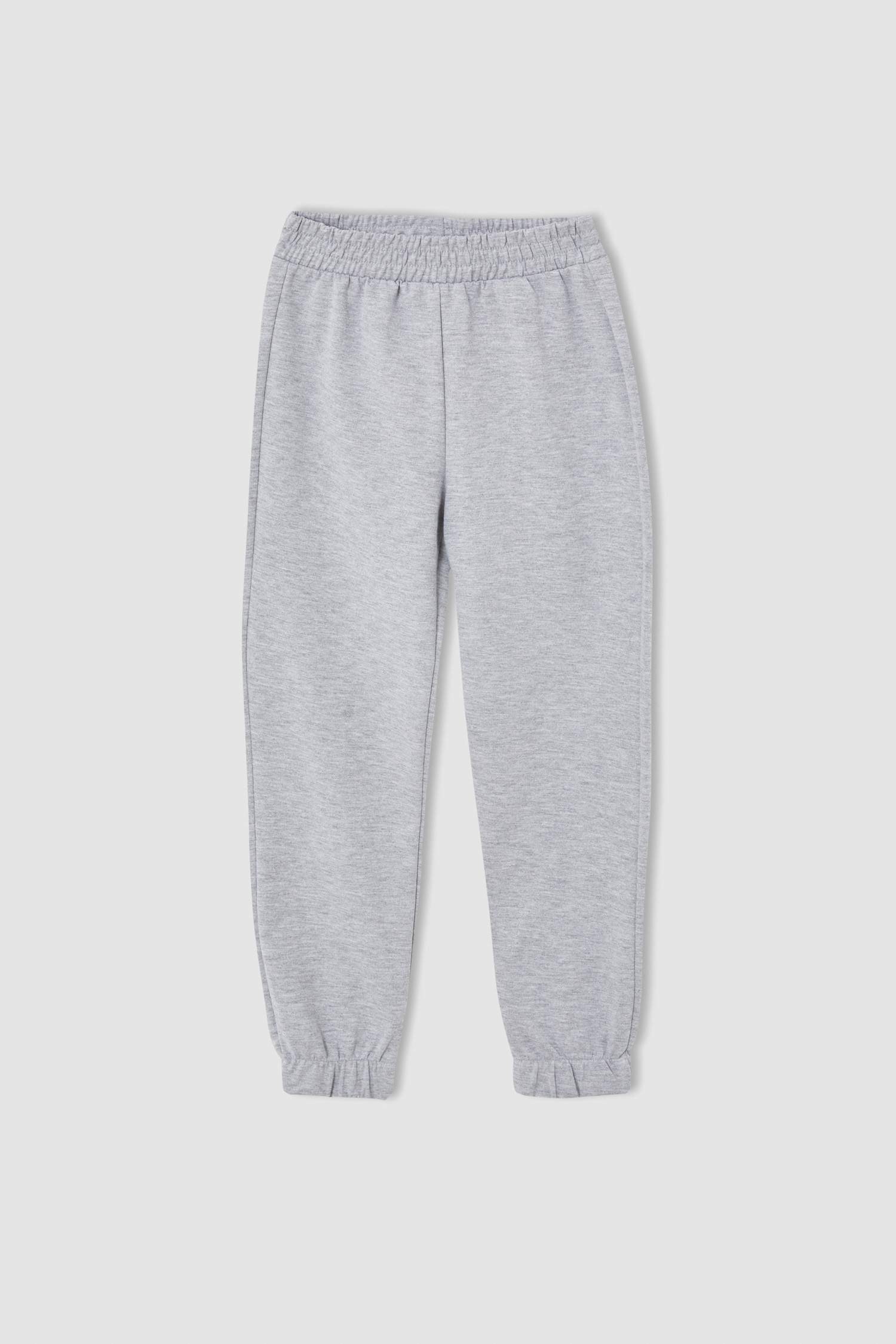 Kız Çocuk Regular Fit Kapüşonlu Uzun Kollu Pamuklu Pijama Takım
