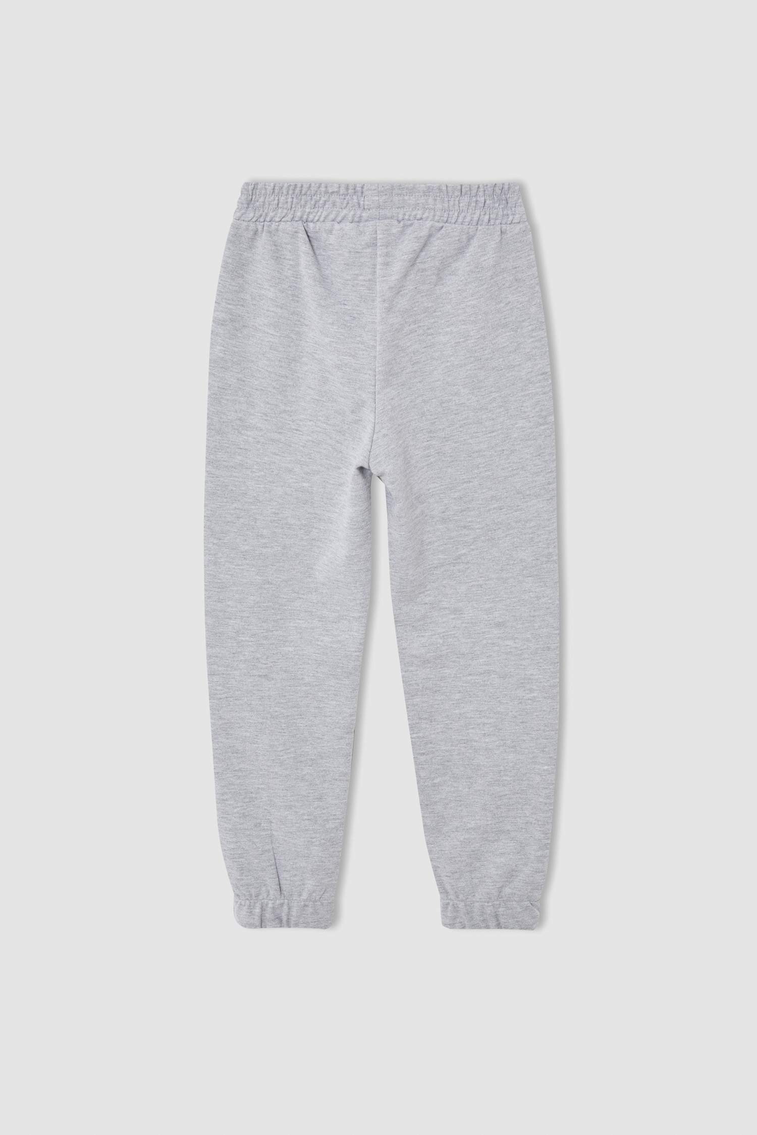 Kız Çocuk Regular Fit Kapüşonlu Uzun Kollu Pamuklu Pijama Takım