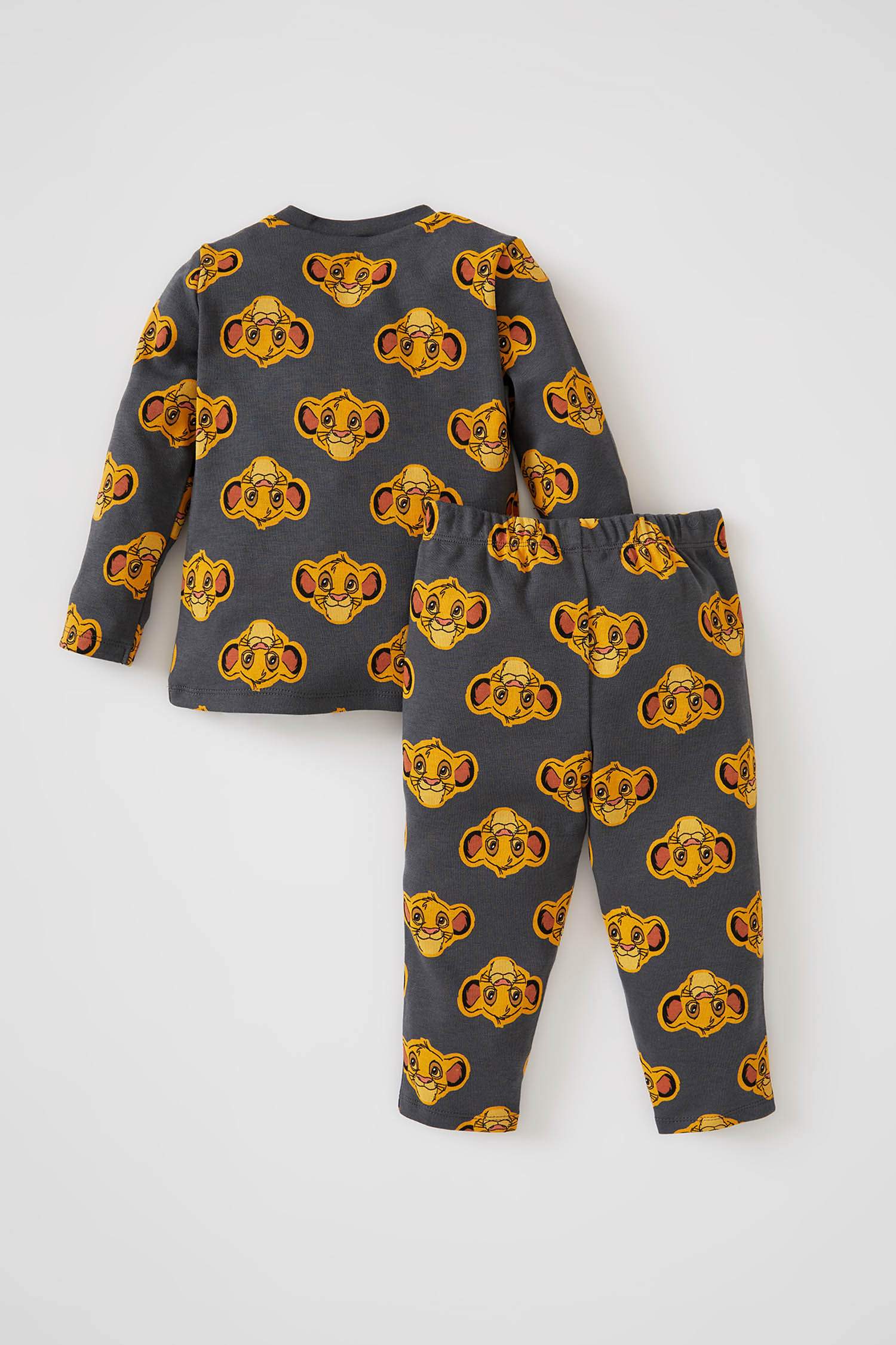 Erkek Bebek Lion King Lisanslı Uzun Kollu Pamuklu Pijama Takım