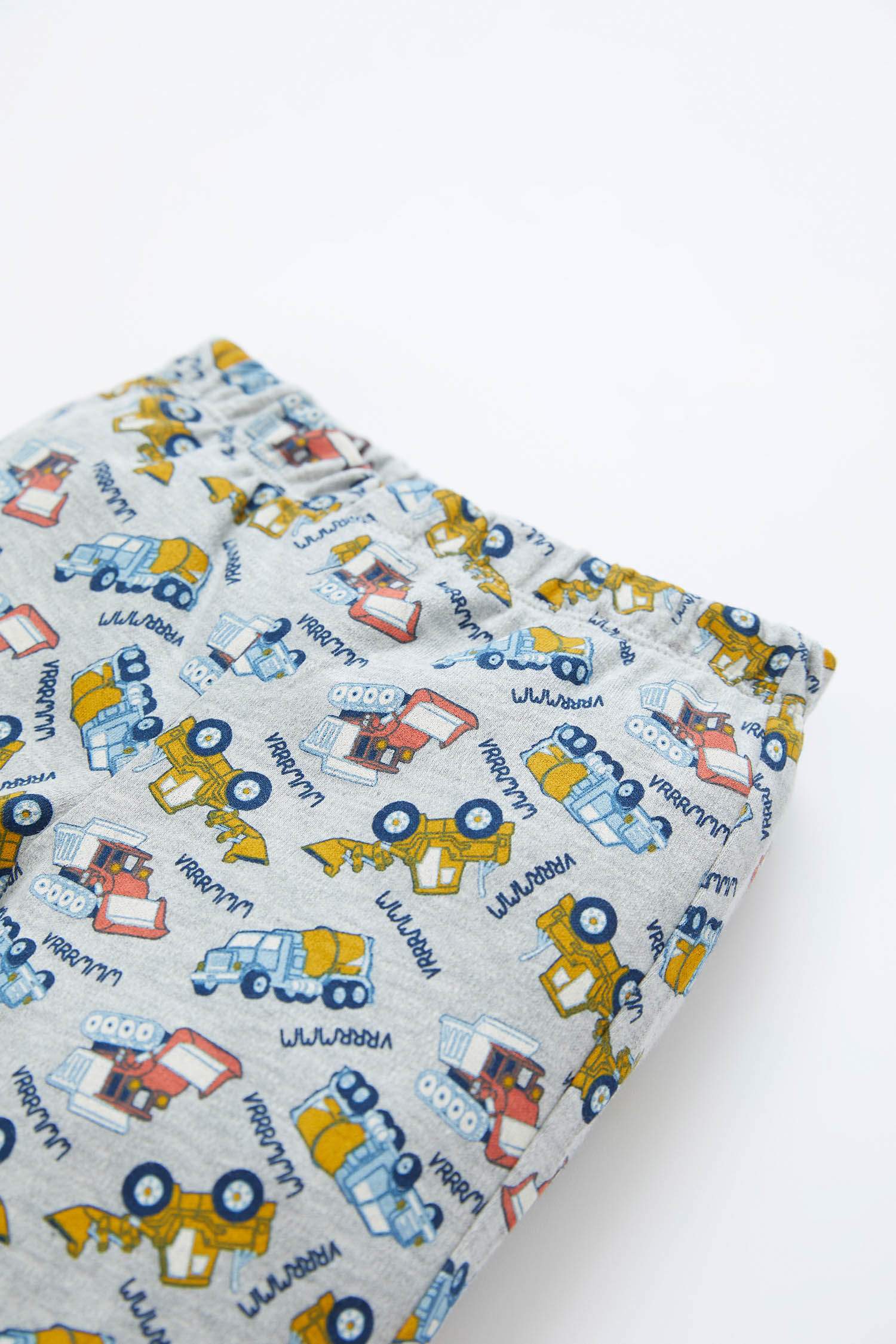 Erkek Bebek Desenli Uzun Kollu Pamuklu Pijama Takım