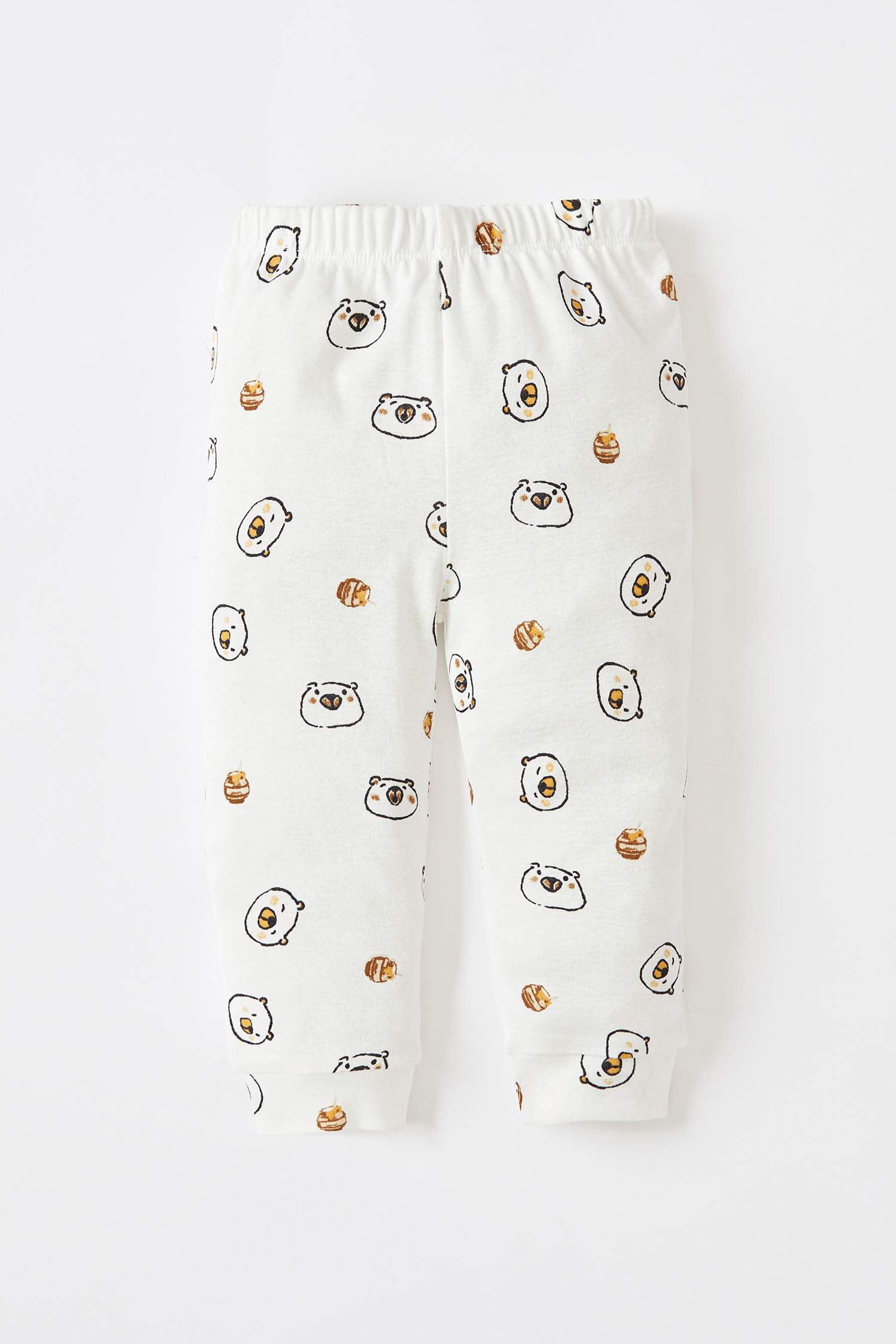 Erkek Bebek Desenli Uzun Kollu Pijama Takımı