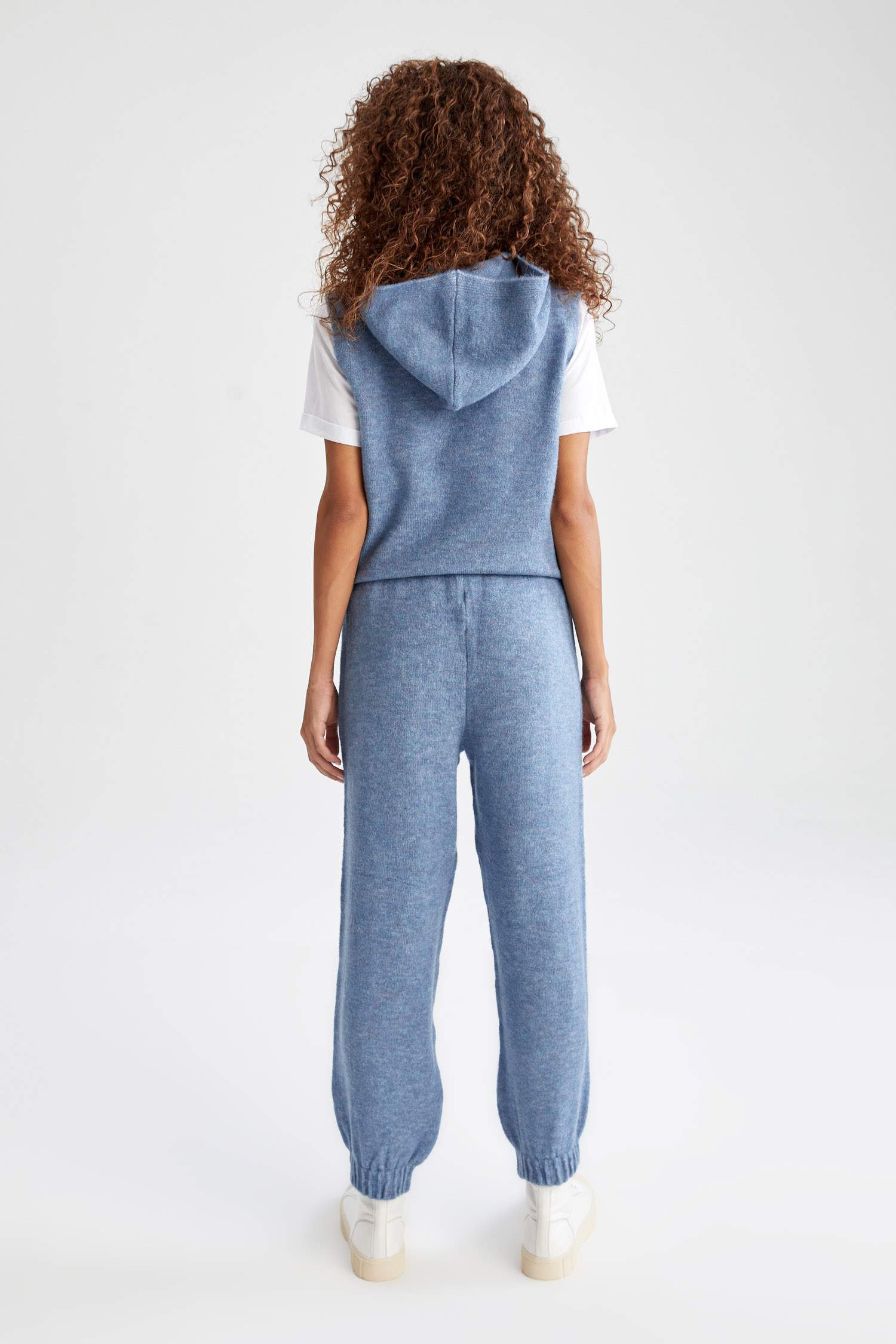 Beli Lastikli Relax Fit Triko Jogger Pantolon