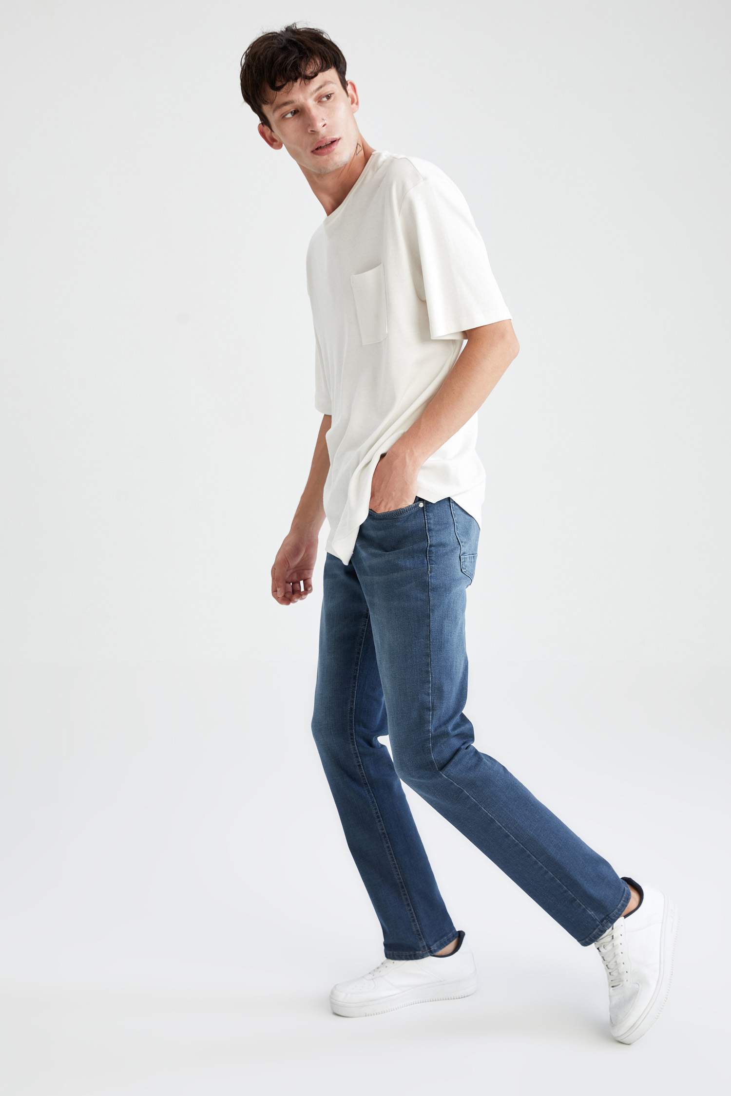 Sergio Regular Fit Normal Bel Boru Paça Jean Pantolon