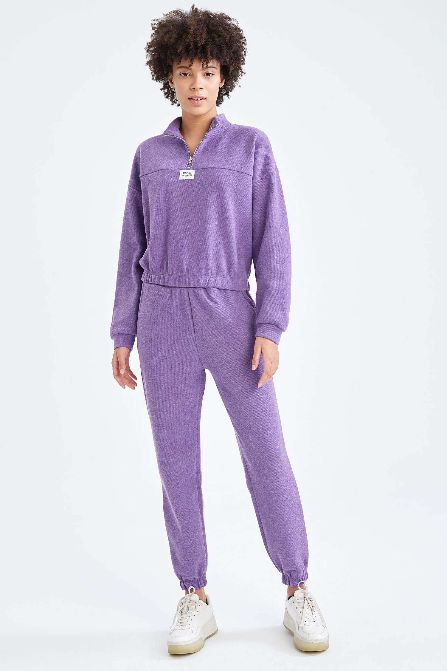 Coool Beli Lastikli Cepli Relax Fit Jogger Eşofman Altı