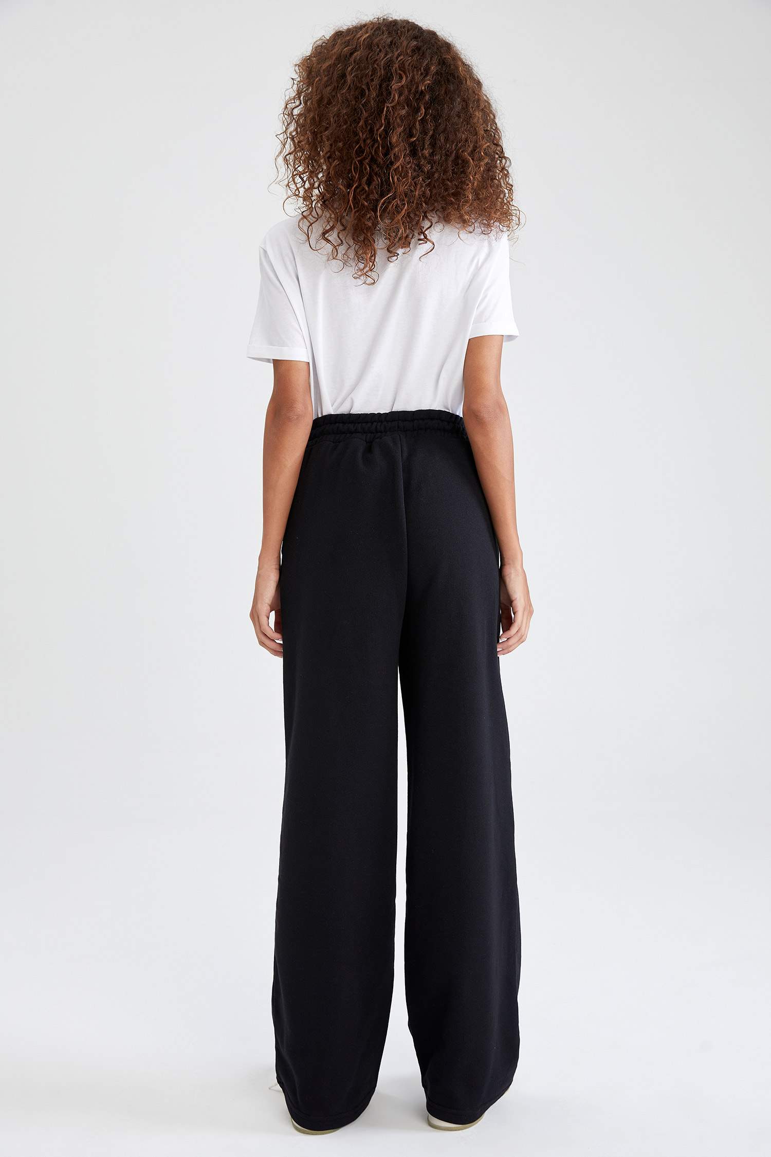 Beli Bağcıklı Oversize Fit Eşofman Altı