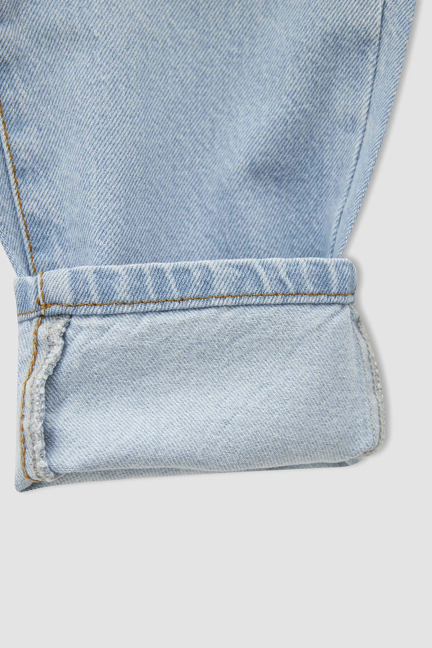 Kız Çocuk Mom Fit Jean Pantolon
