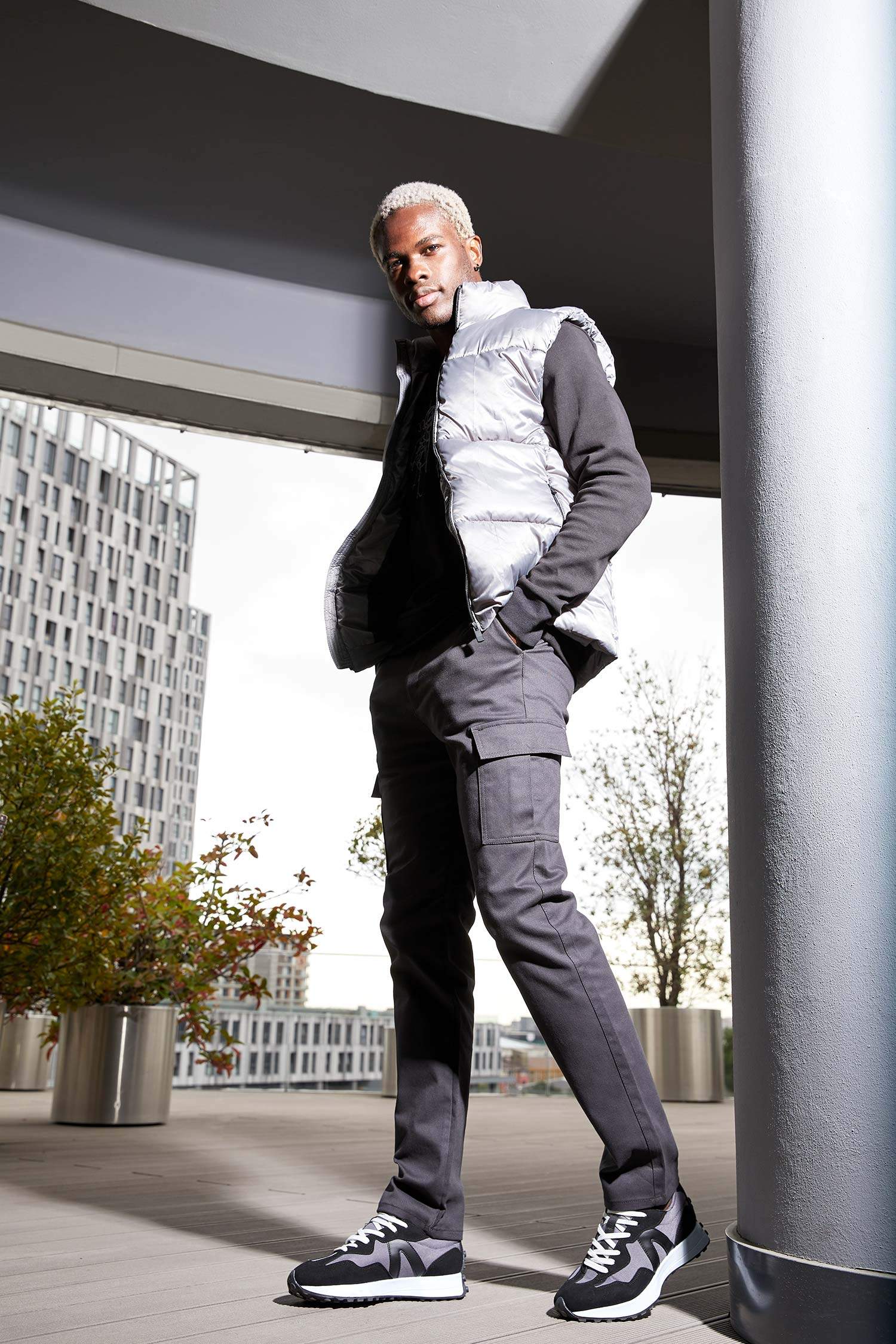 Kargo Fit Basic Chino Pantolon