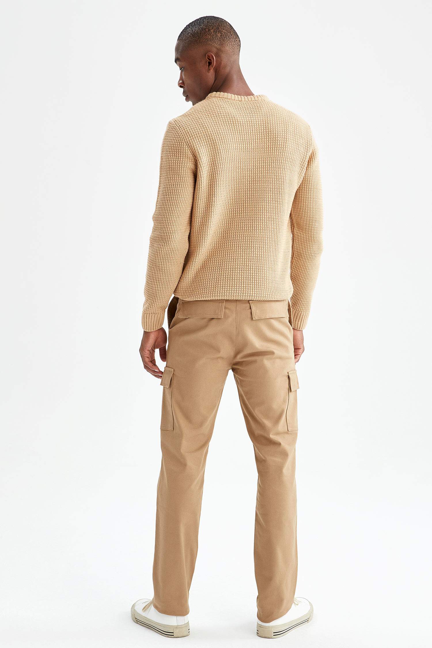Kargo Fit Basic Chino Pantolon