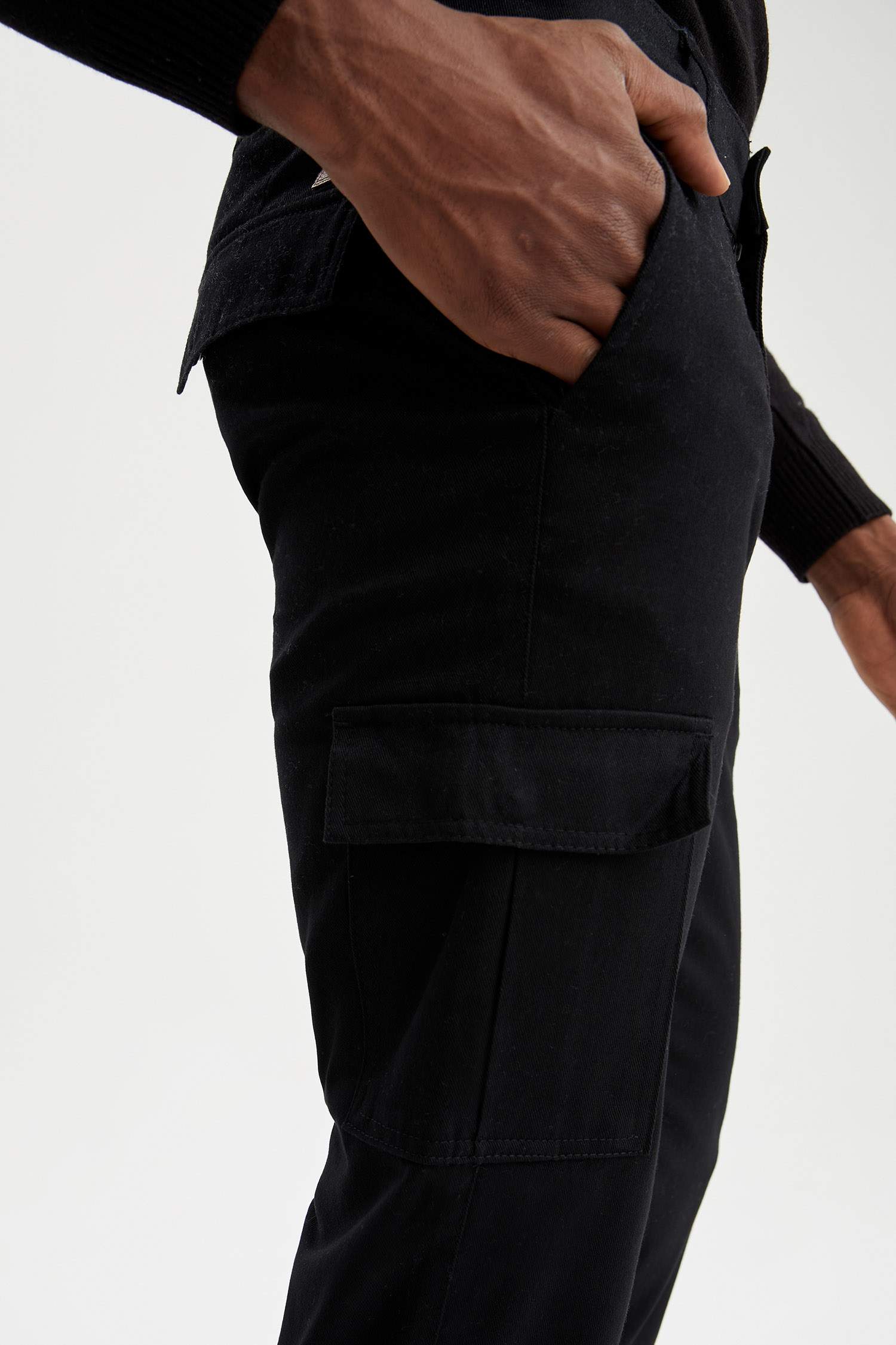 Kargo Fit Basic Chino Pantolon
