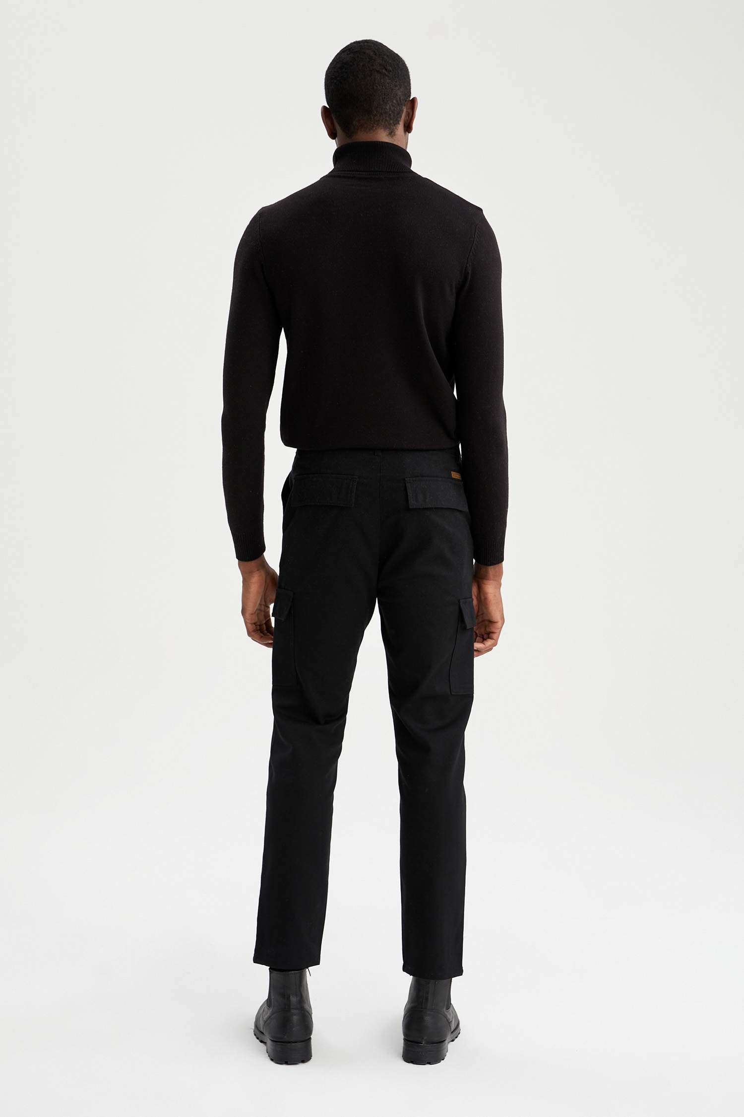 Kargo Fit Basic Chino Pantolon