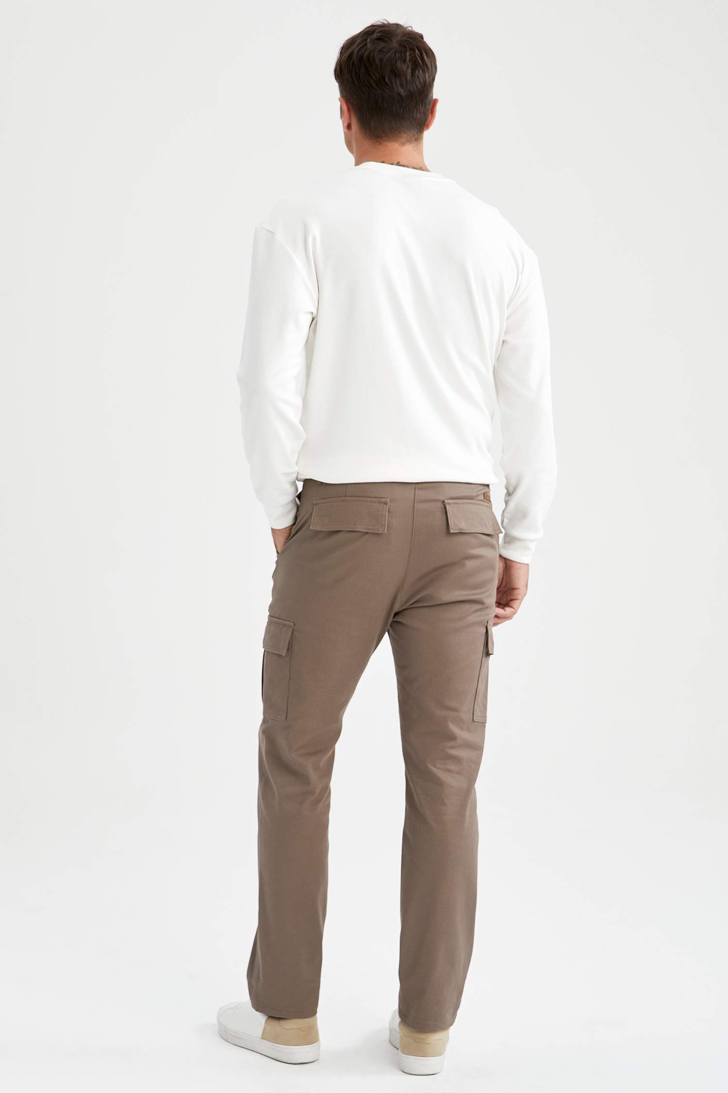 Kargo Fit Basic Chino Pantolon